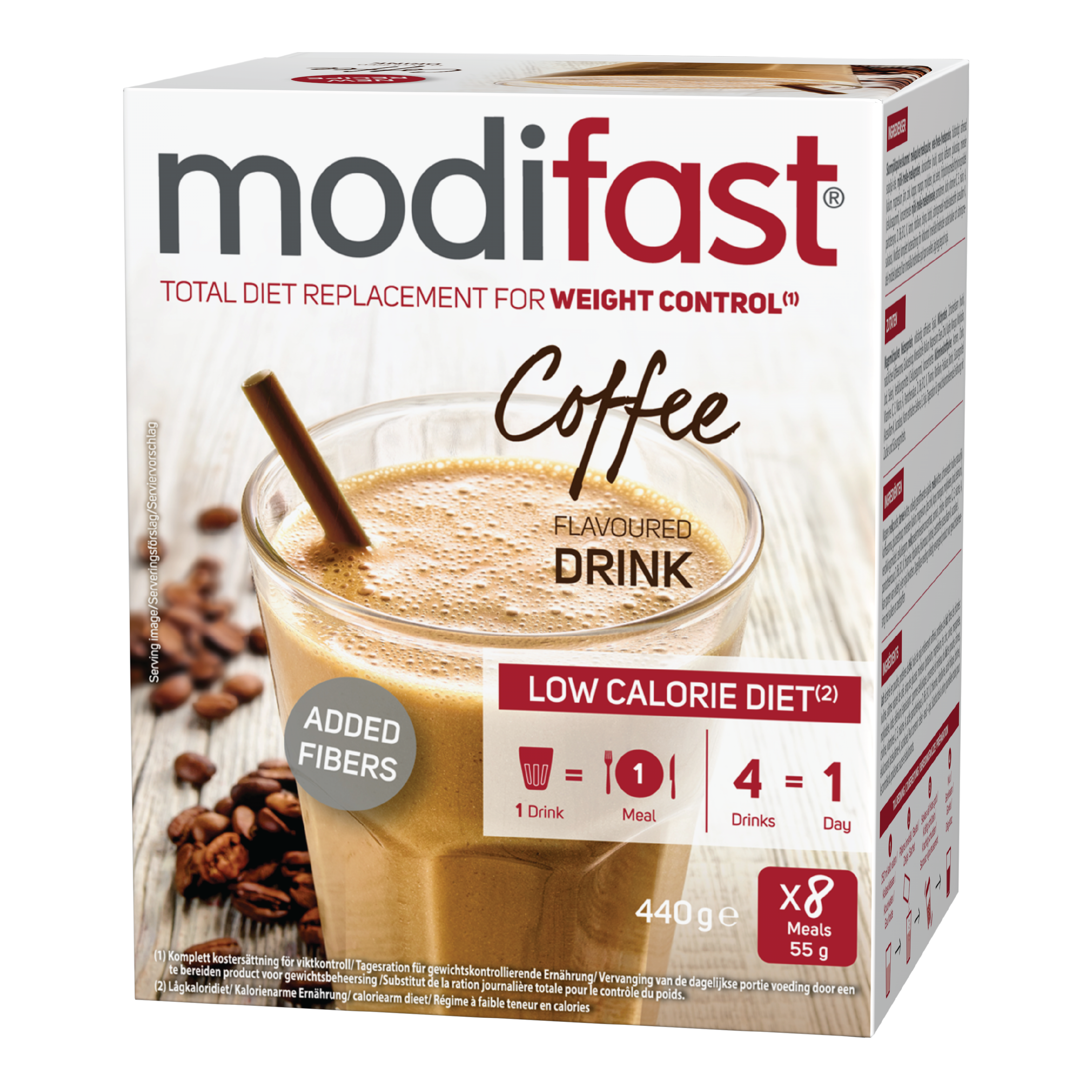 Modifast LCD Kaffeshake, 8 x 55 g