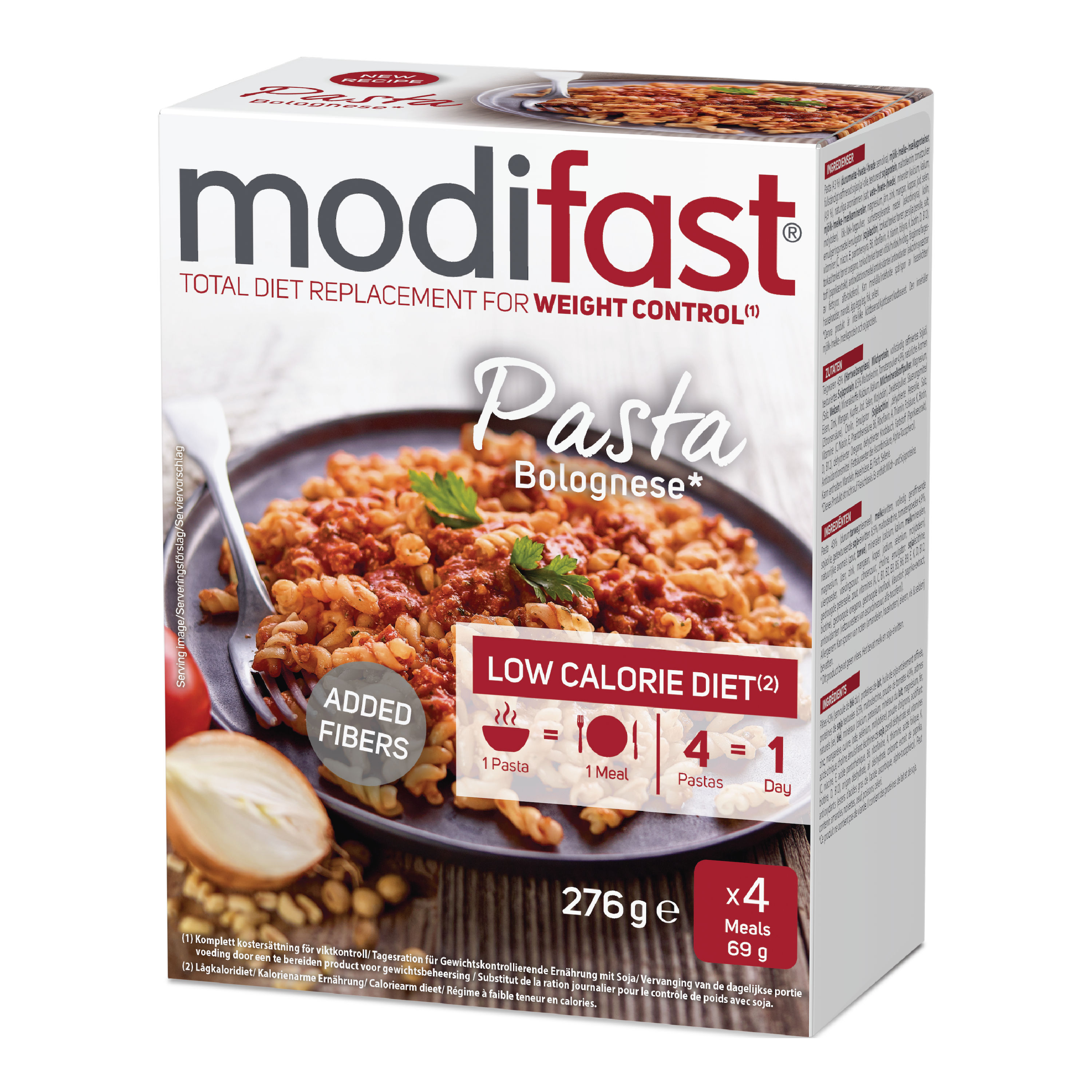Modifast LCD Pasta Bolognese, 4 x 55 g