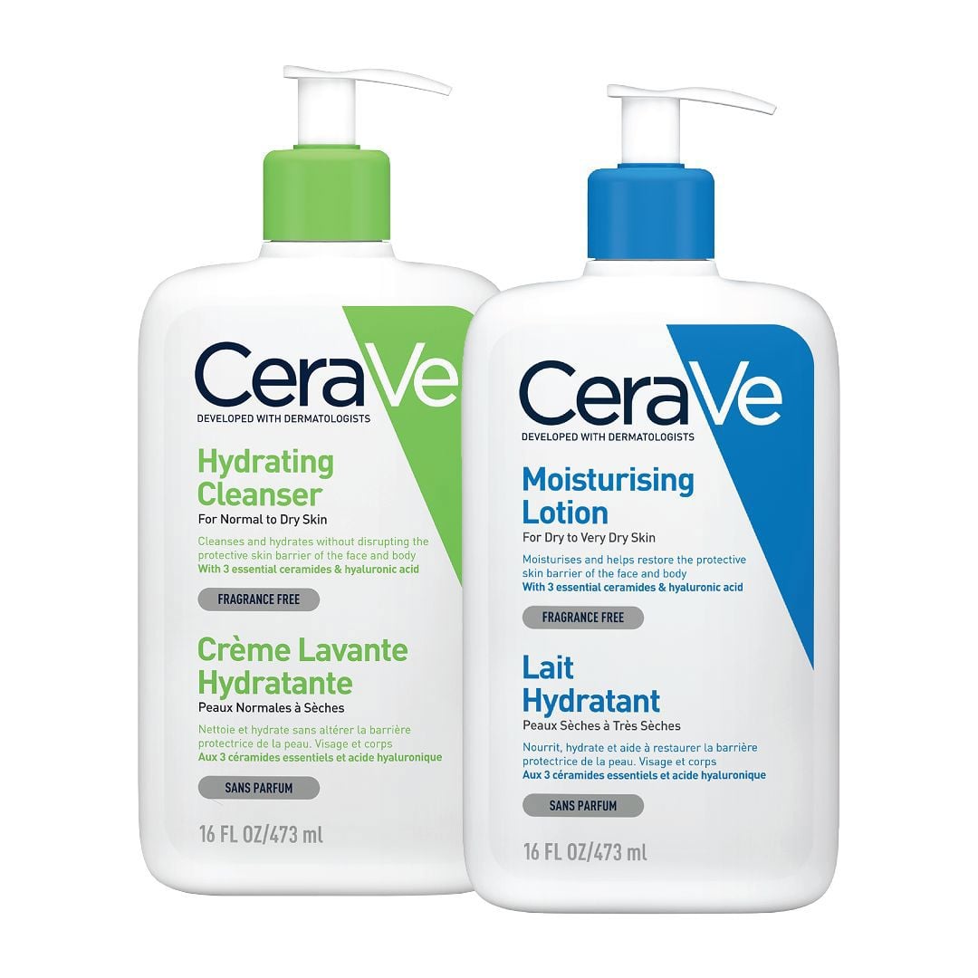 Moisturising Lotion + Hydrating Cleanser