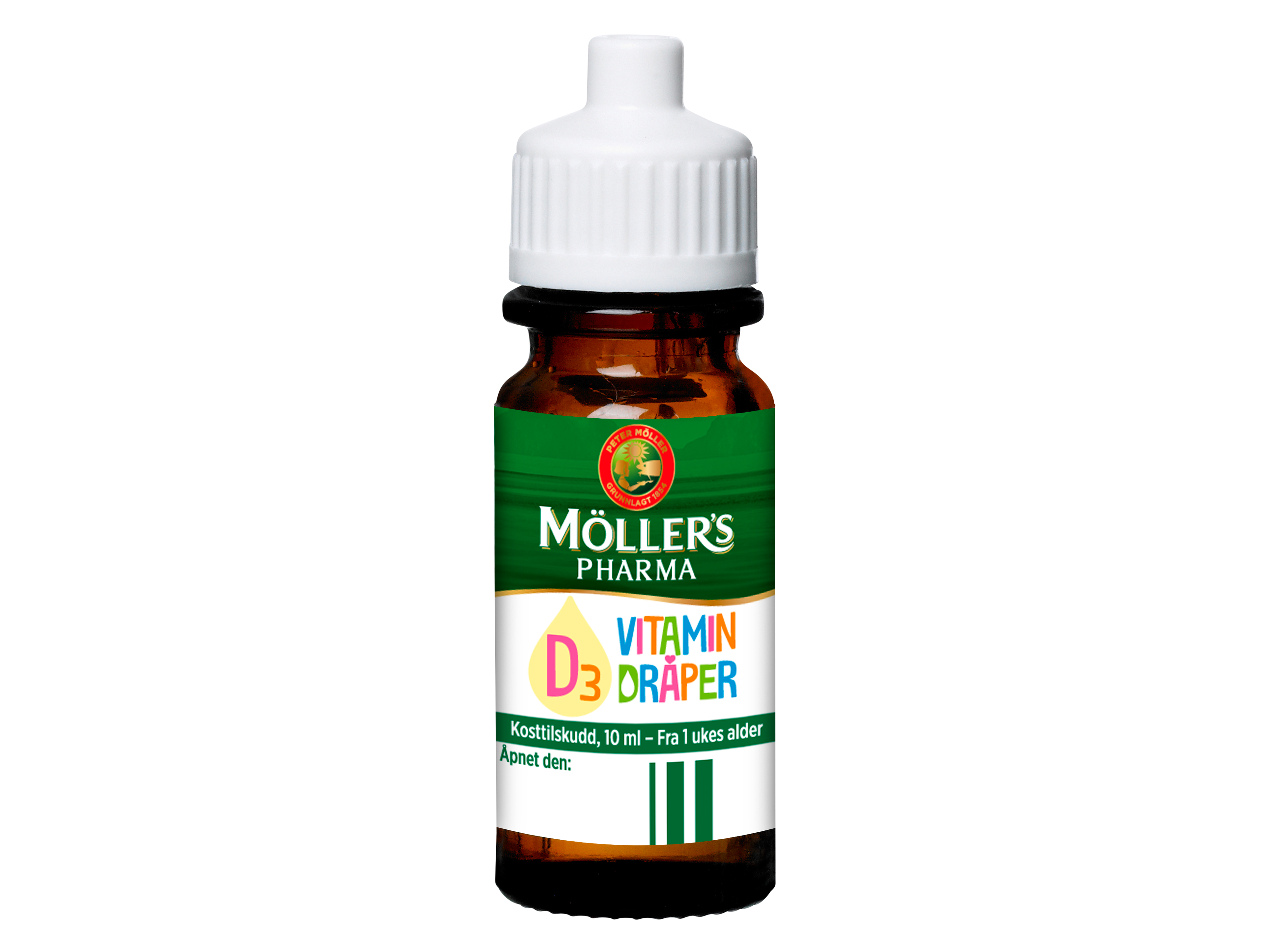 Möller's Pharma D3-vitamindråper, 10 ml