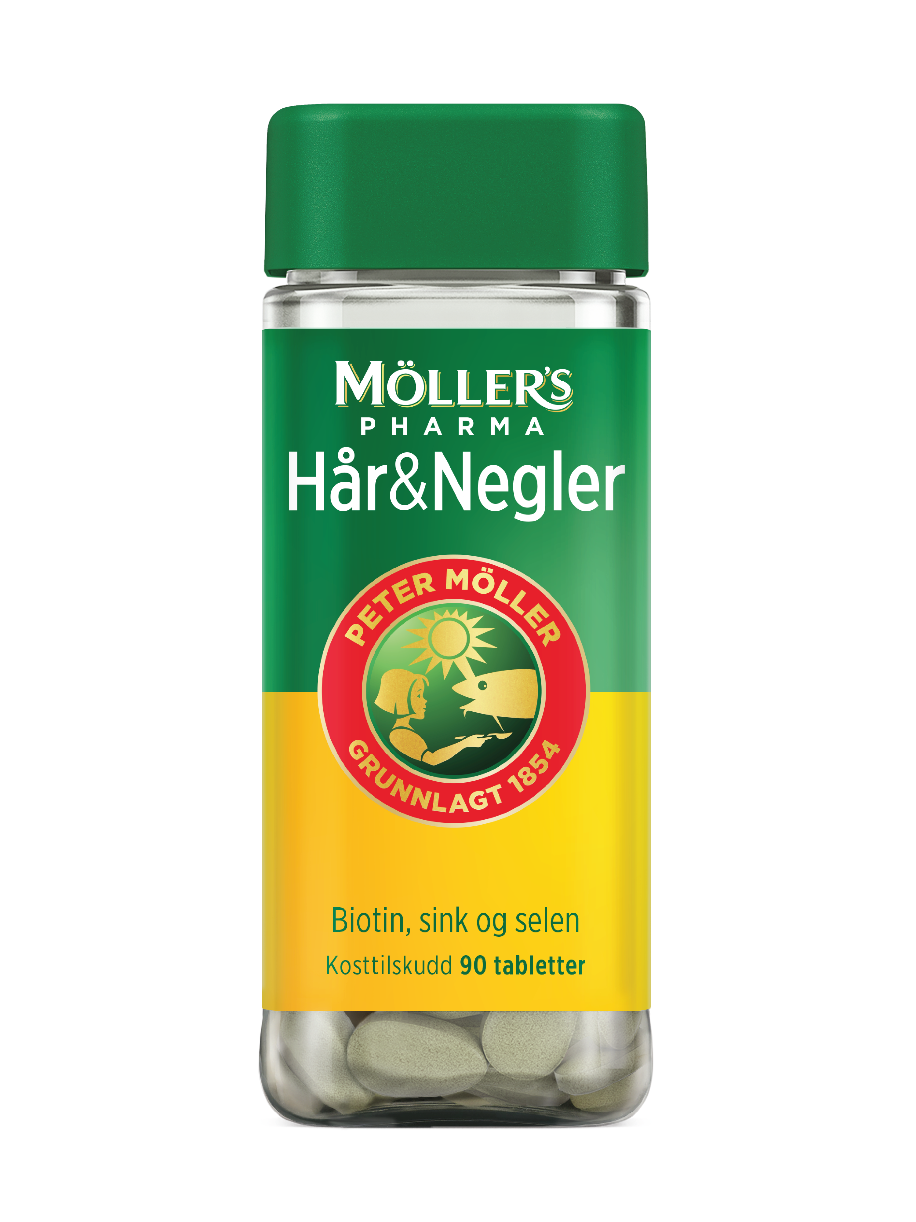 Möller's Pharma Hår & Negler tabletter, 90 stk.