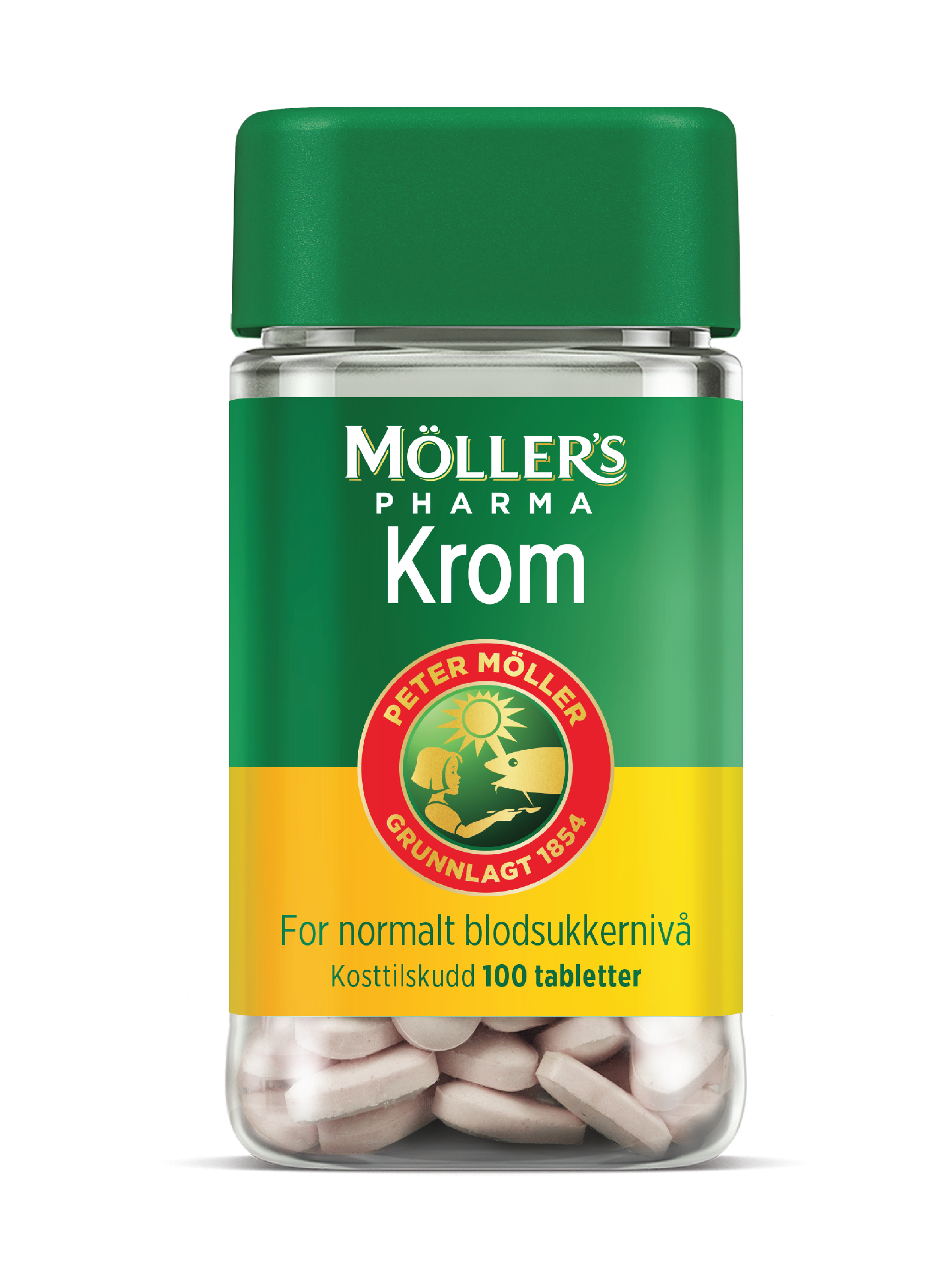 Möller's Pharma Krom tabletter, 100 stk.