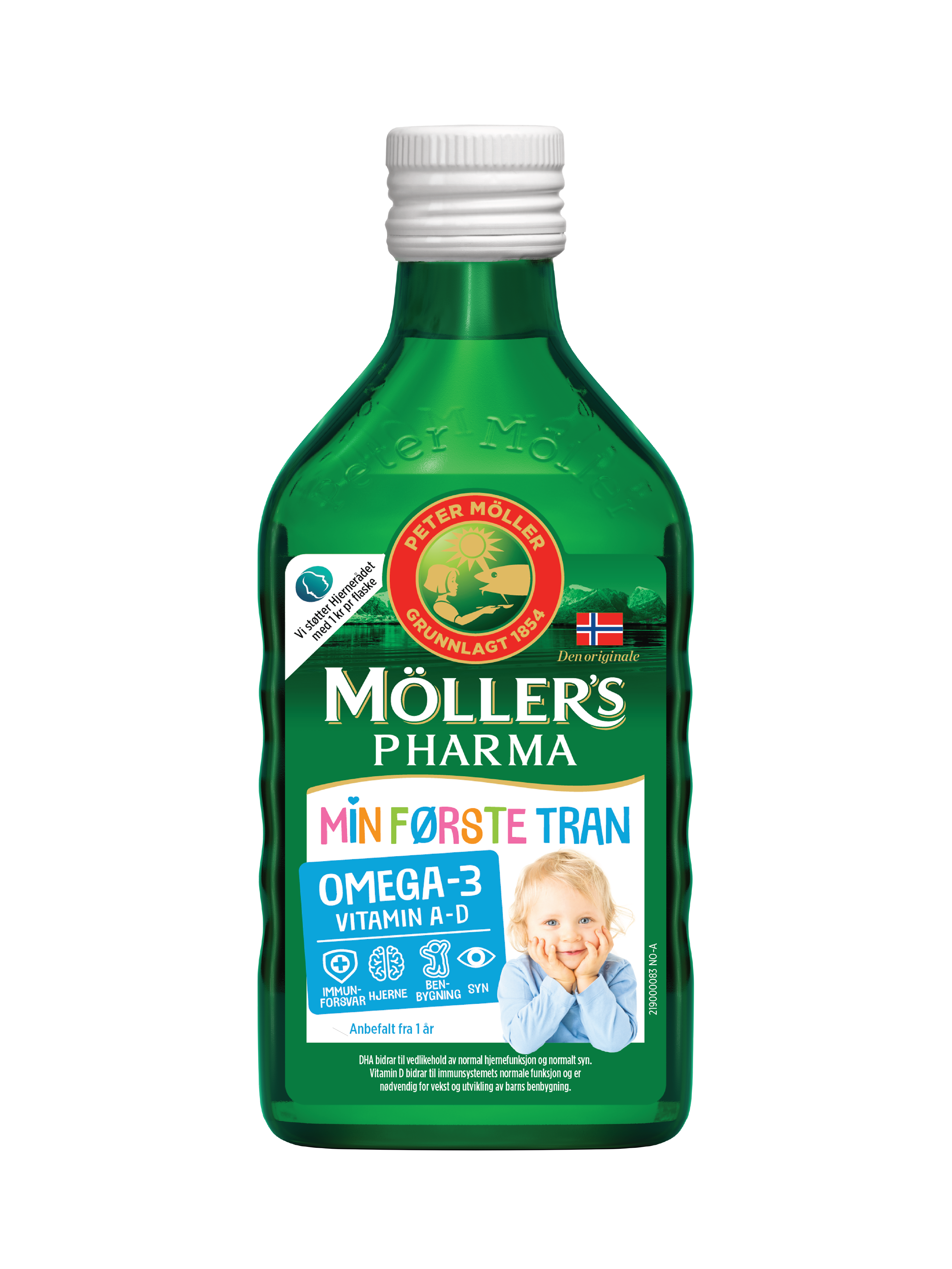 Möller's Pharma Min Første Tran, 250 ml