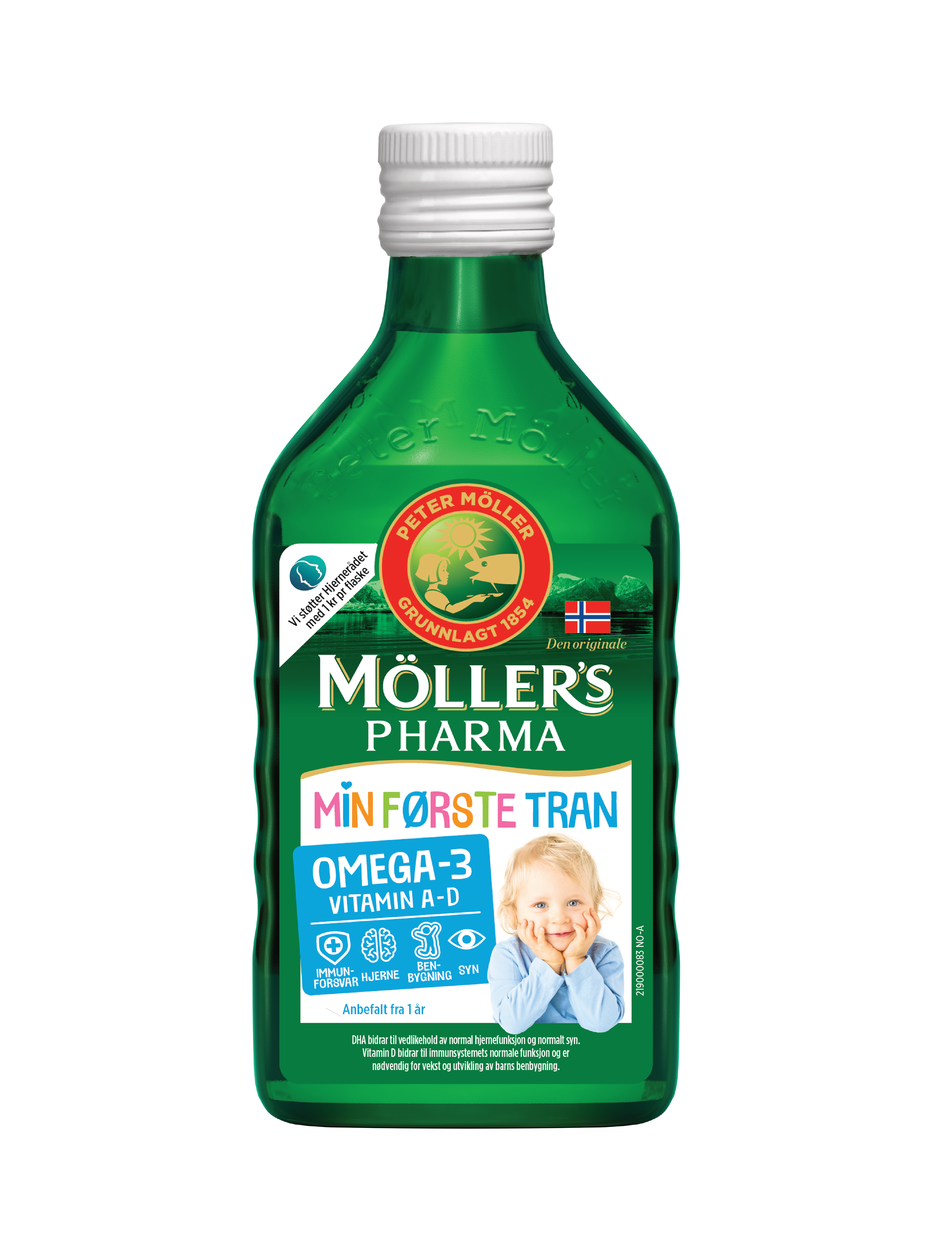 Möller's Pharma Möller's Pharma Min Første Tran 250ml, 250 ml