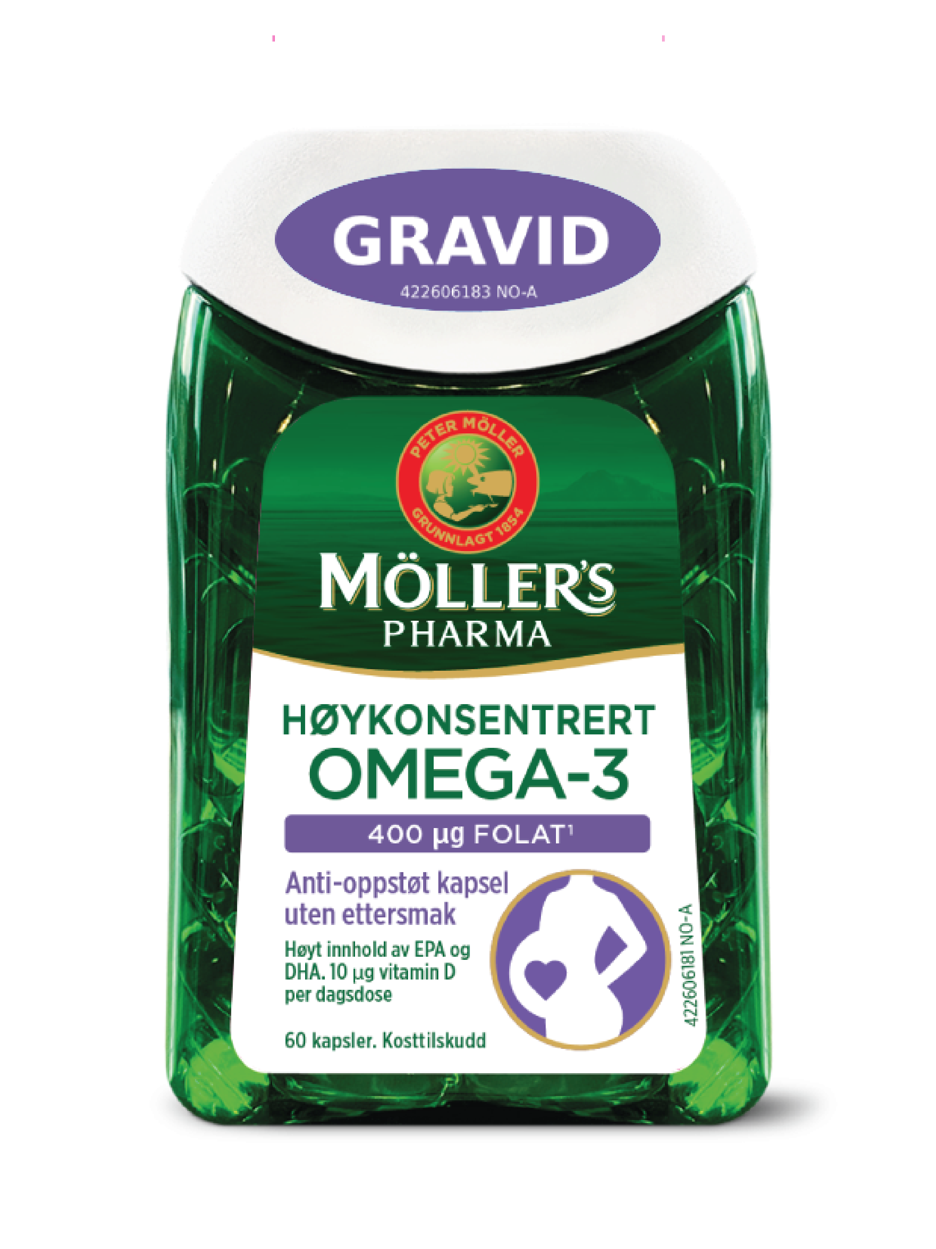 Möller's Pharma Omega-3 Gravid, 60 kapsler