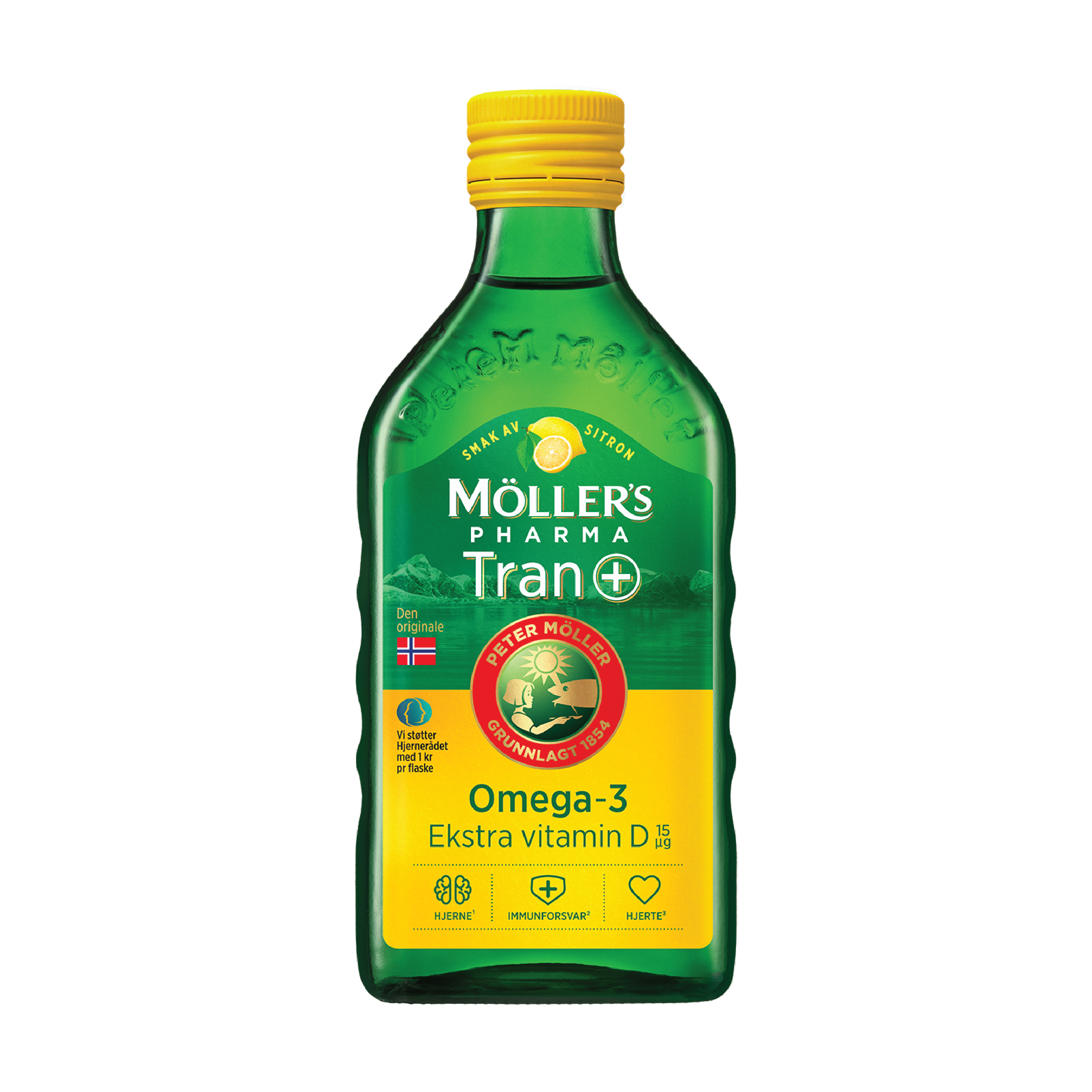 Möller's Pharma Tran D+ Sitron, 250 ml