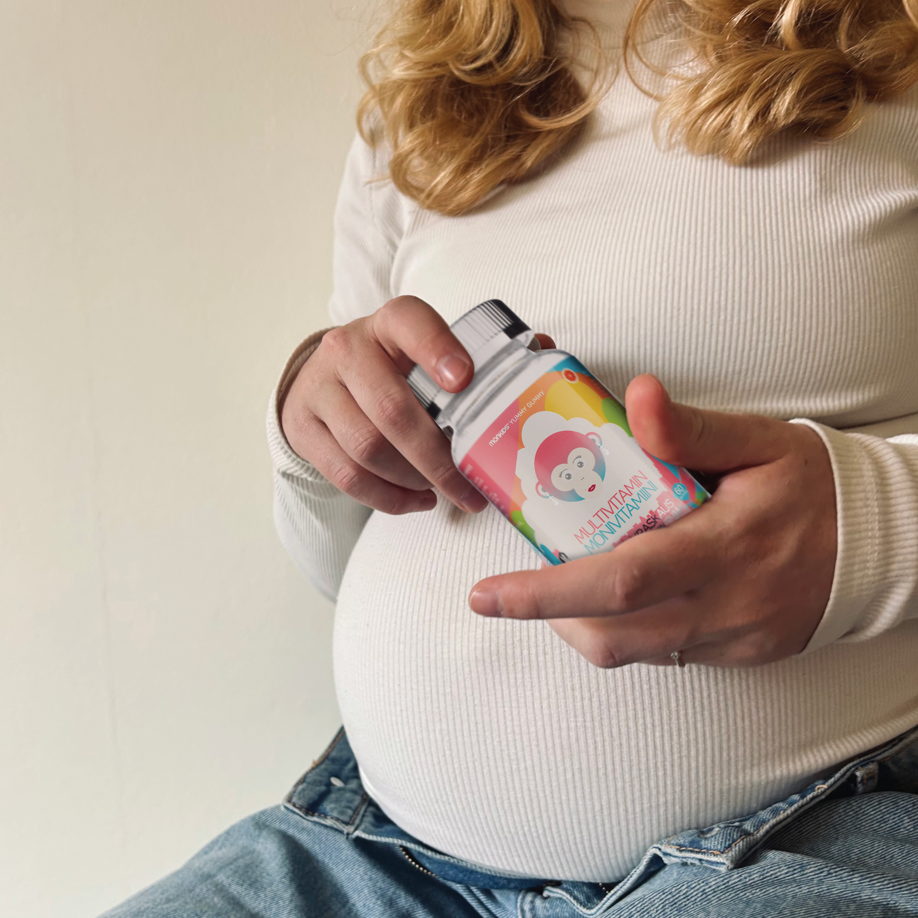 Monkids Gravid, Blodappelsin, 60 stk.