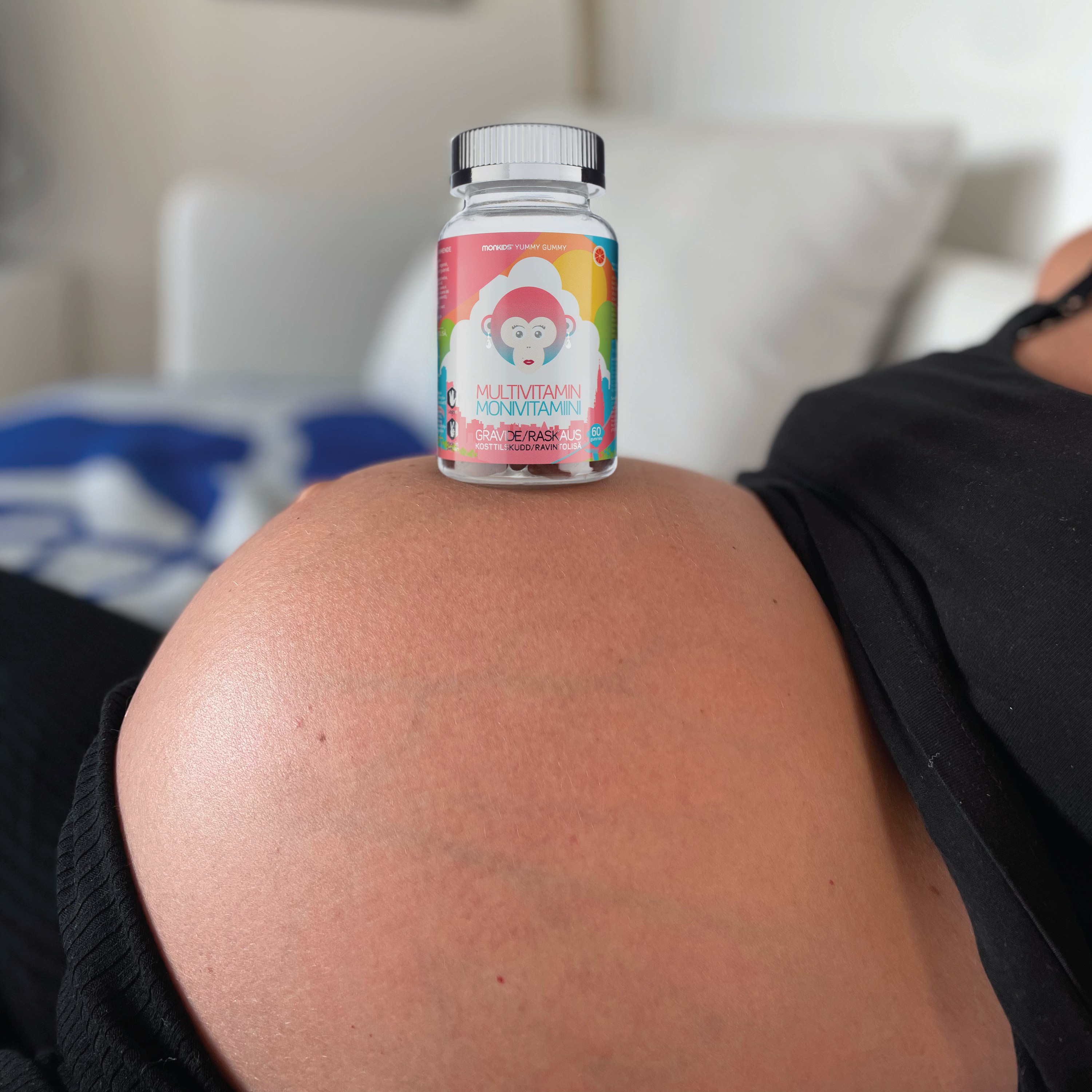 Monkids Gravid, Blodappelsin, 60 stk.