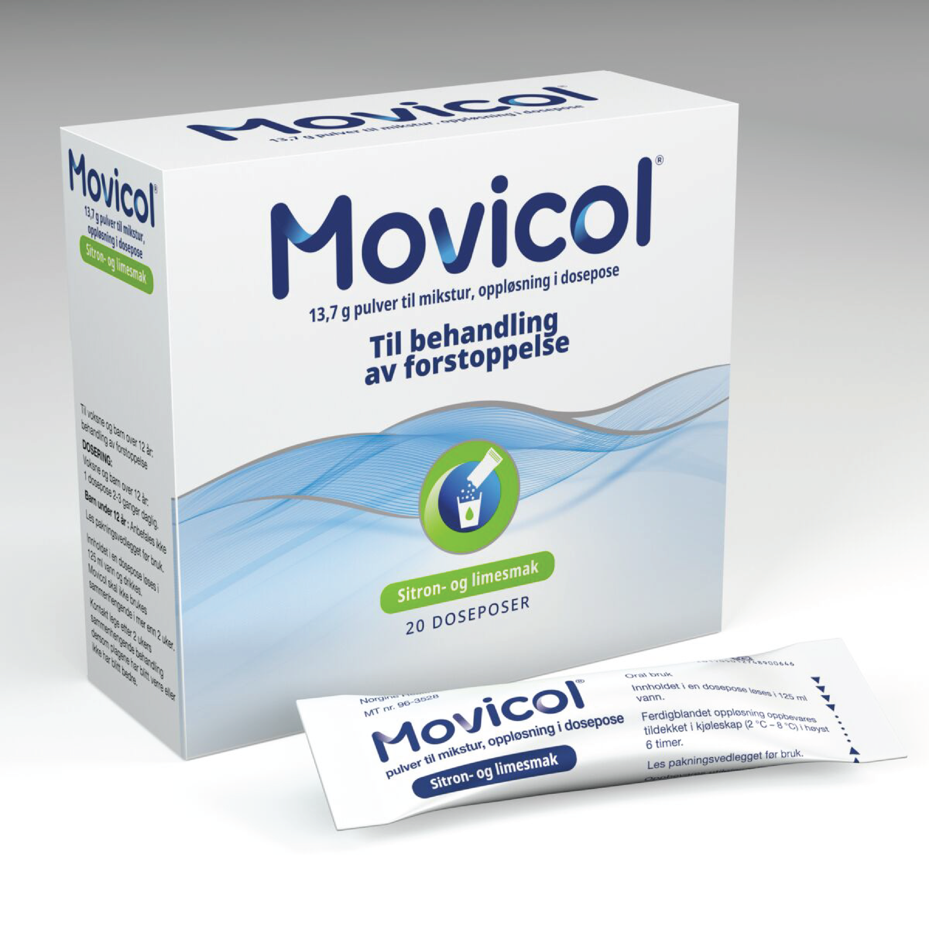 Movicol Pulver til mikstur, 20 x 1 stk.