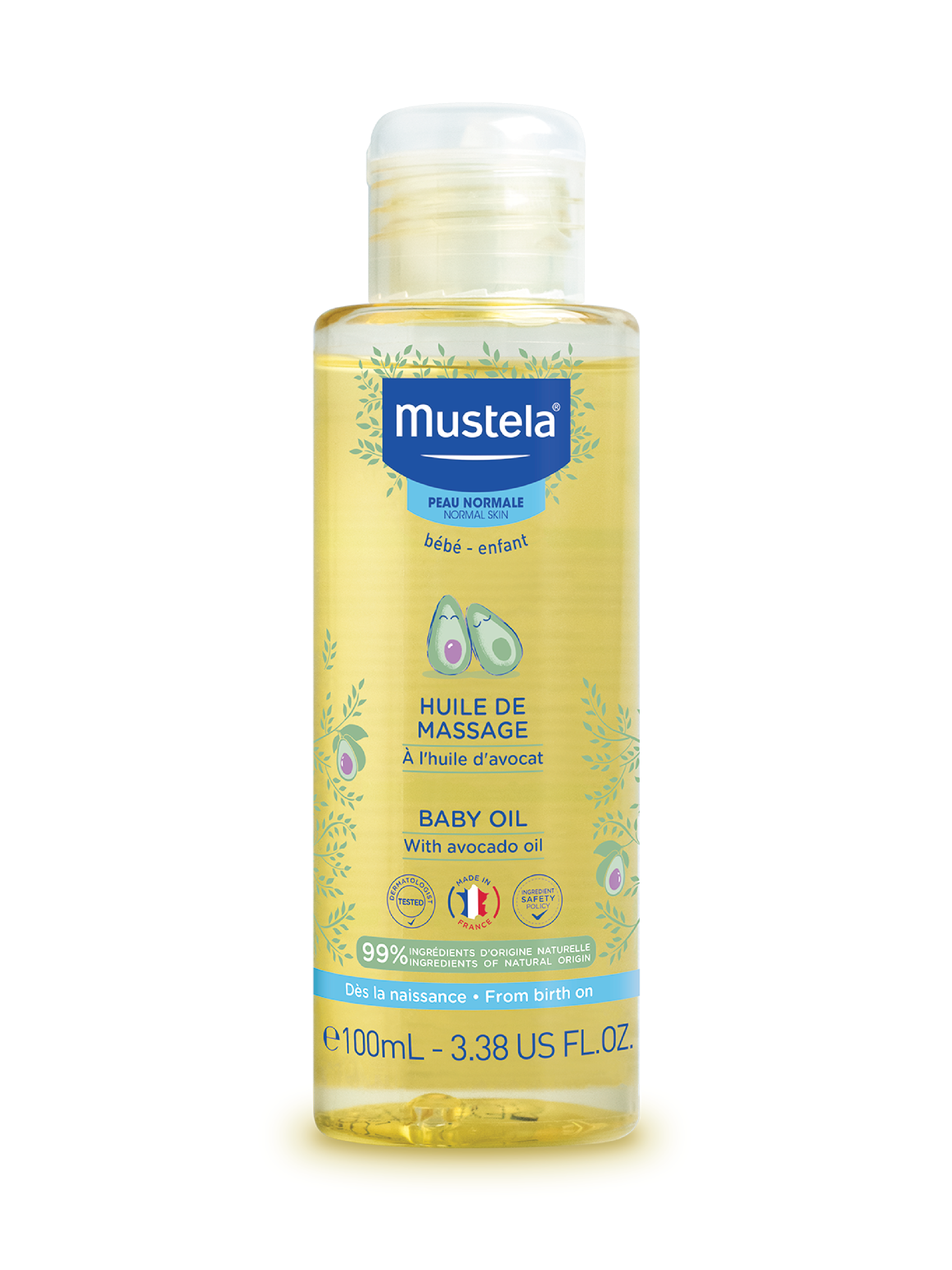 Mustela Baby Oil, 100 ml