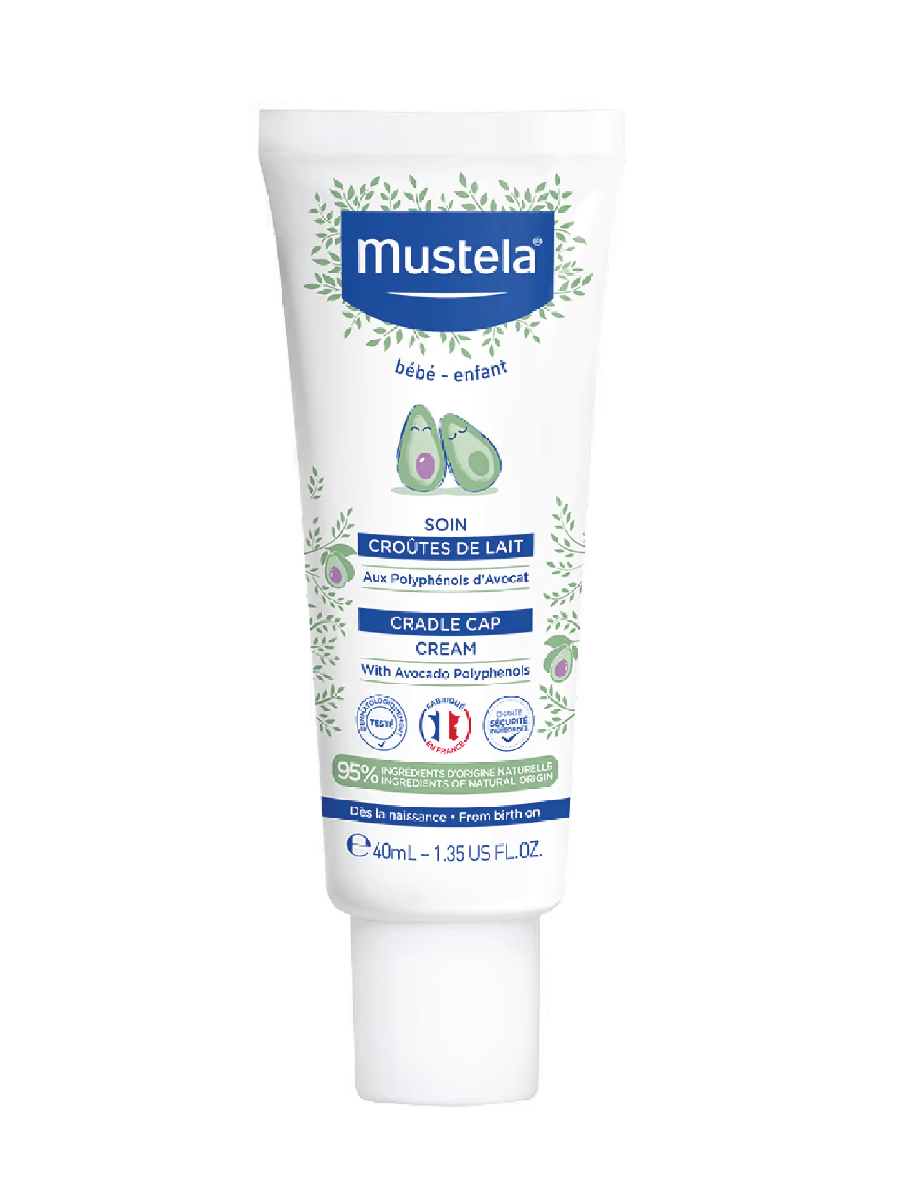 Mustela Cradle Cap Cream, 40 ml