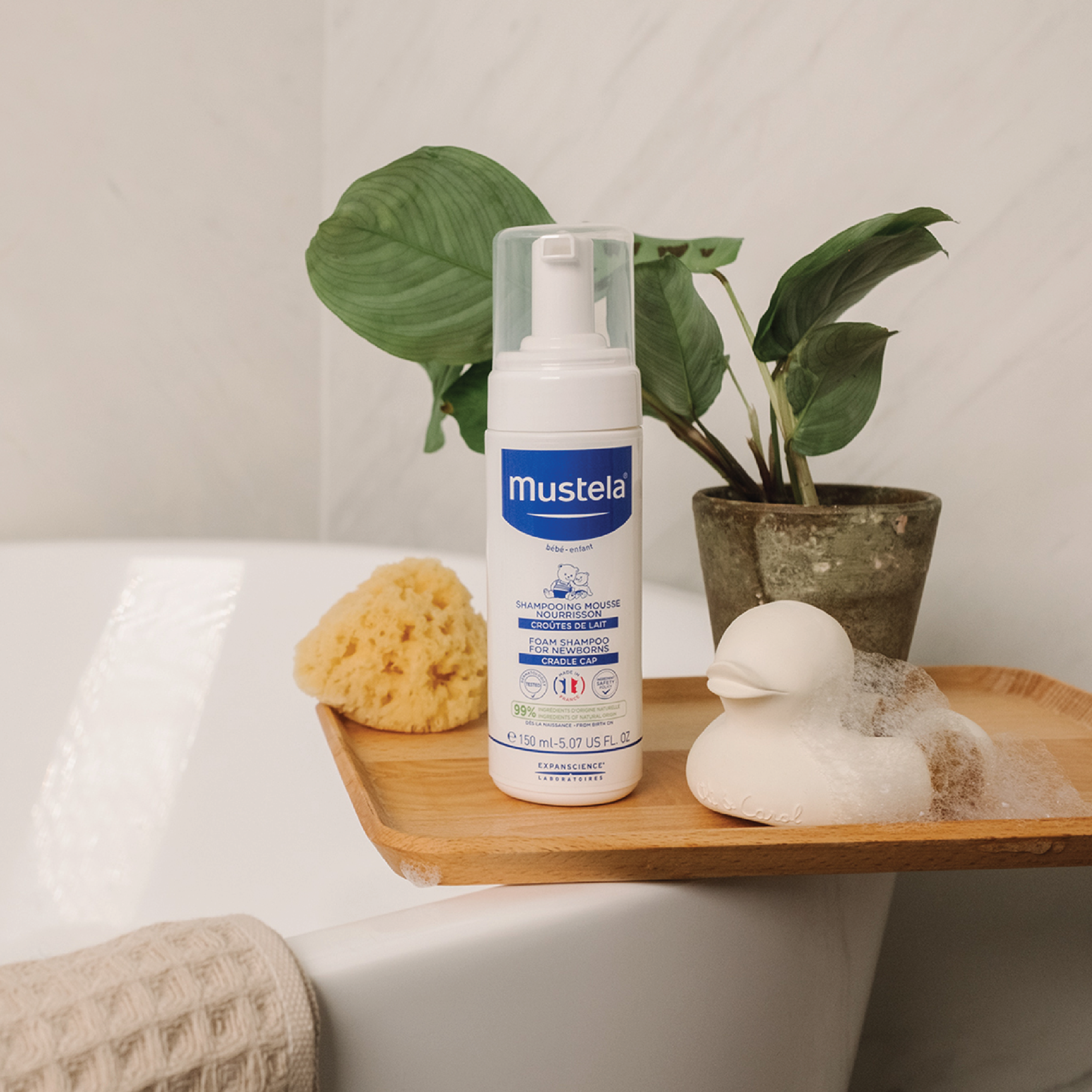Mustela Foam Shampoo Newborn, 150 ml