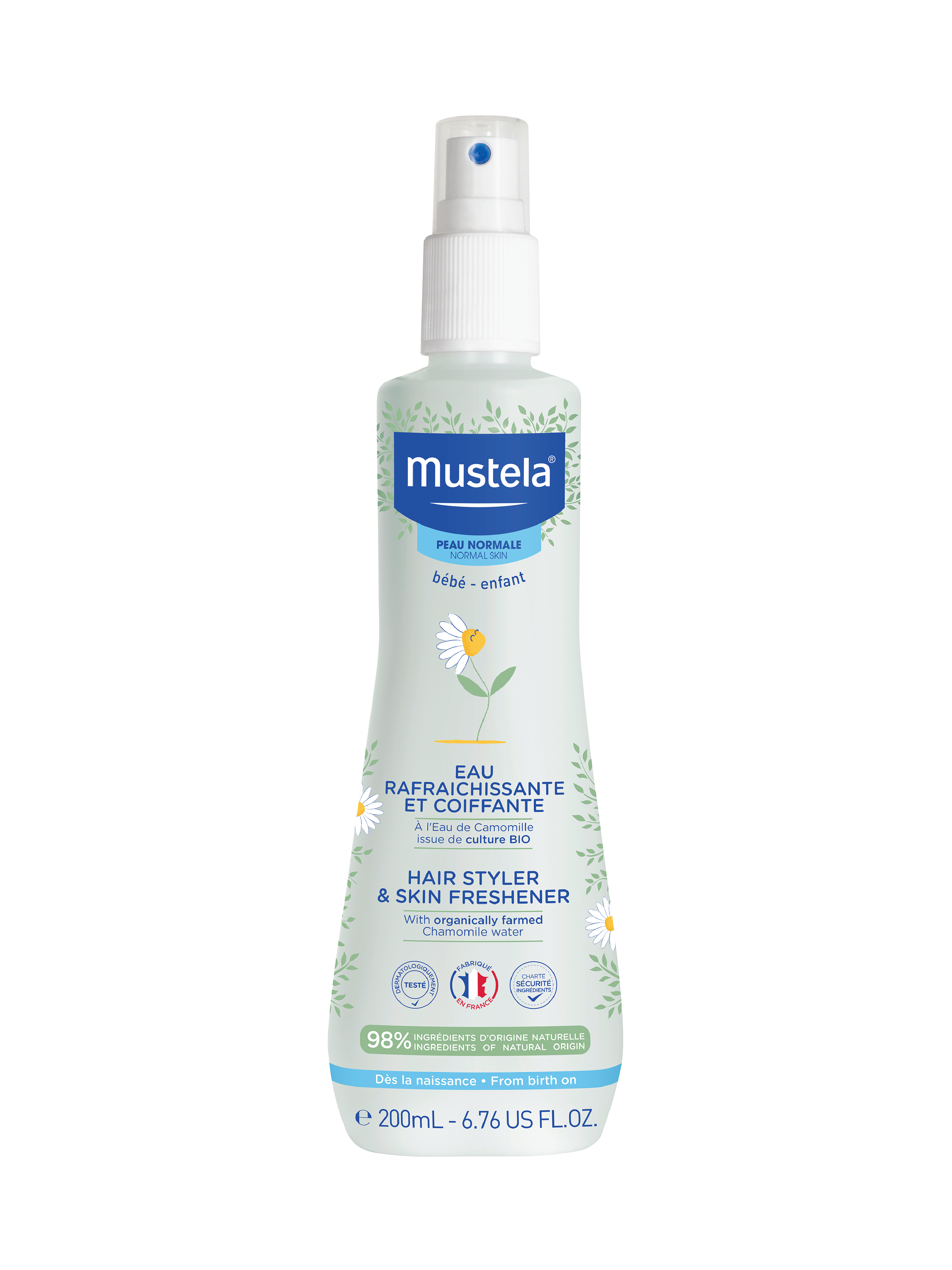 Mustela Hair Styler & Skin Freshener, 200 ml