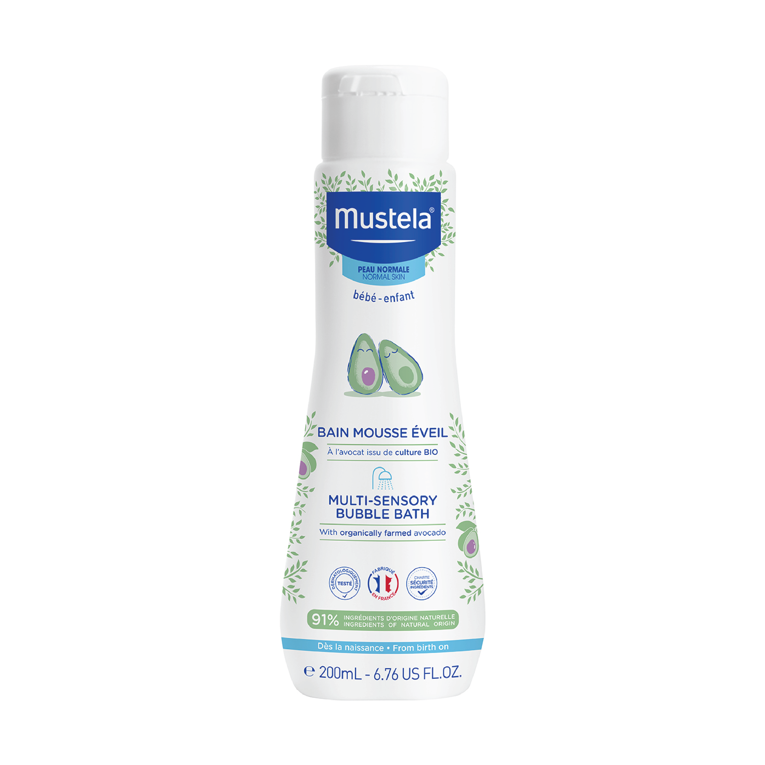 Mustela Multi-Sensory Bubble Bath, 200 ml