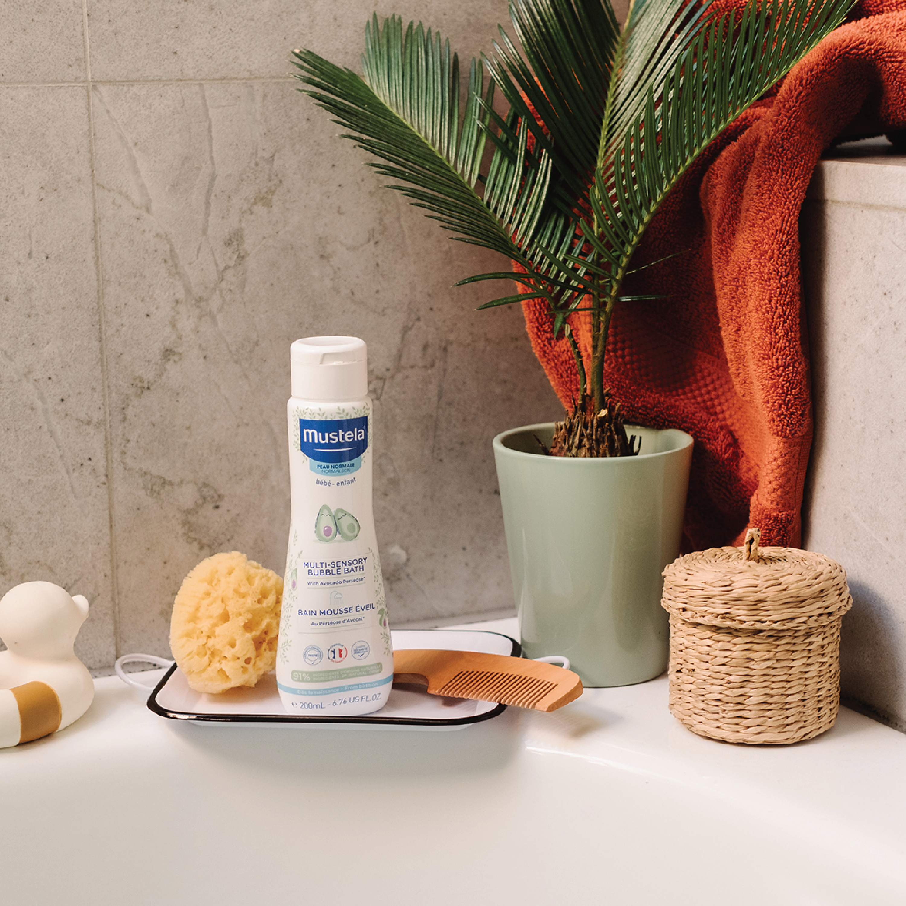 Mustela Multi-Sensory Bubble Bath, 200 ml