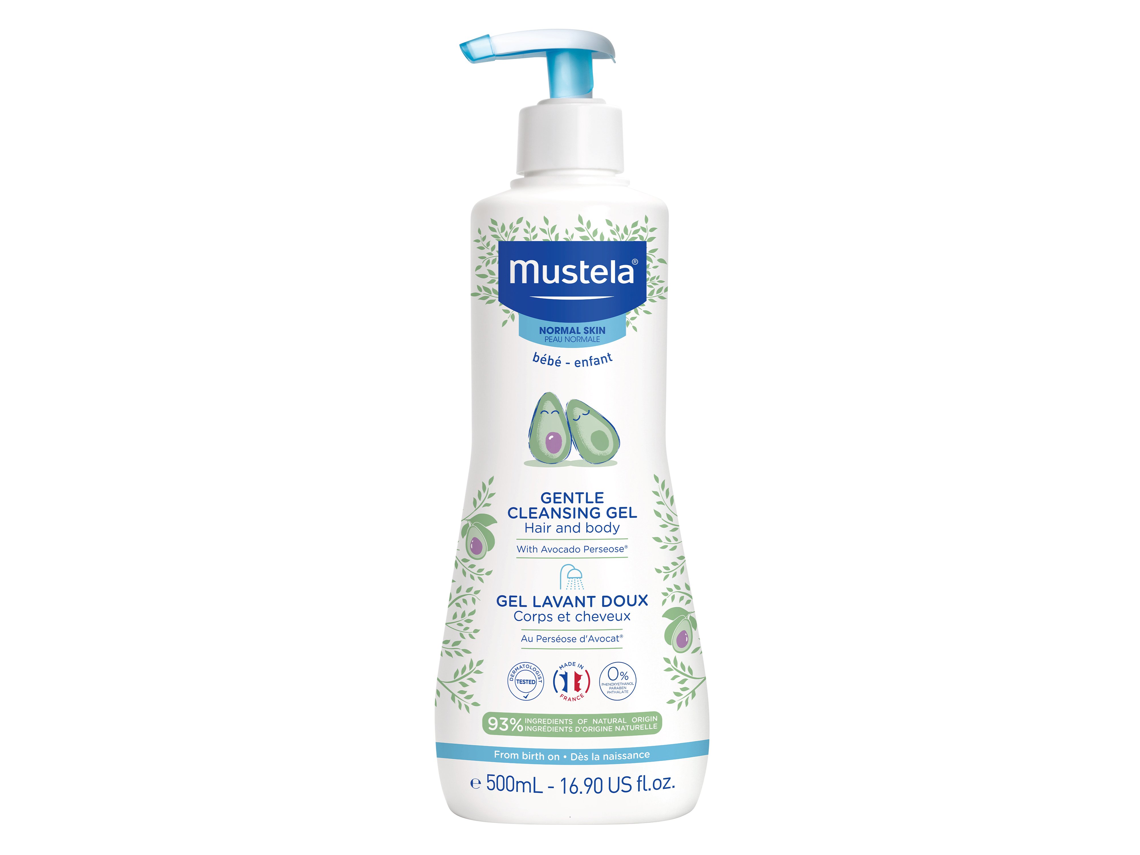 Mustela Gentle Cleansing Gel, 500 ml