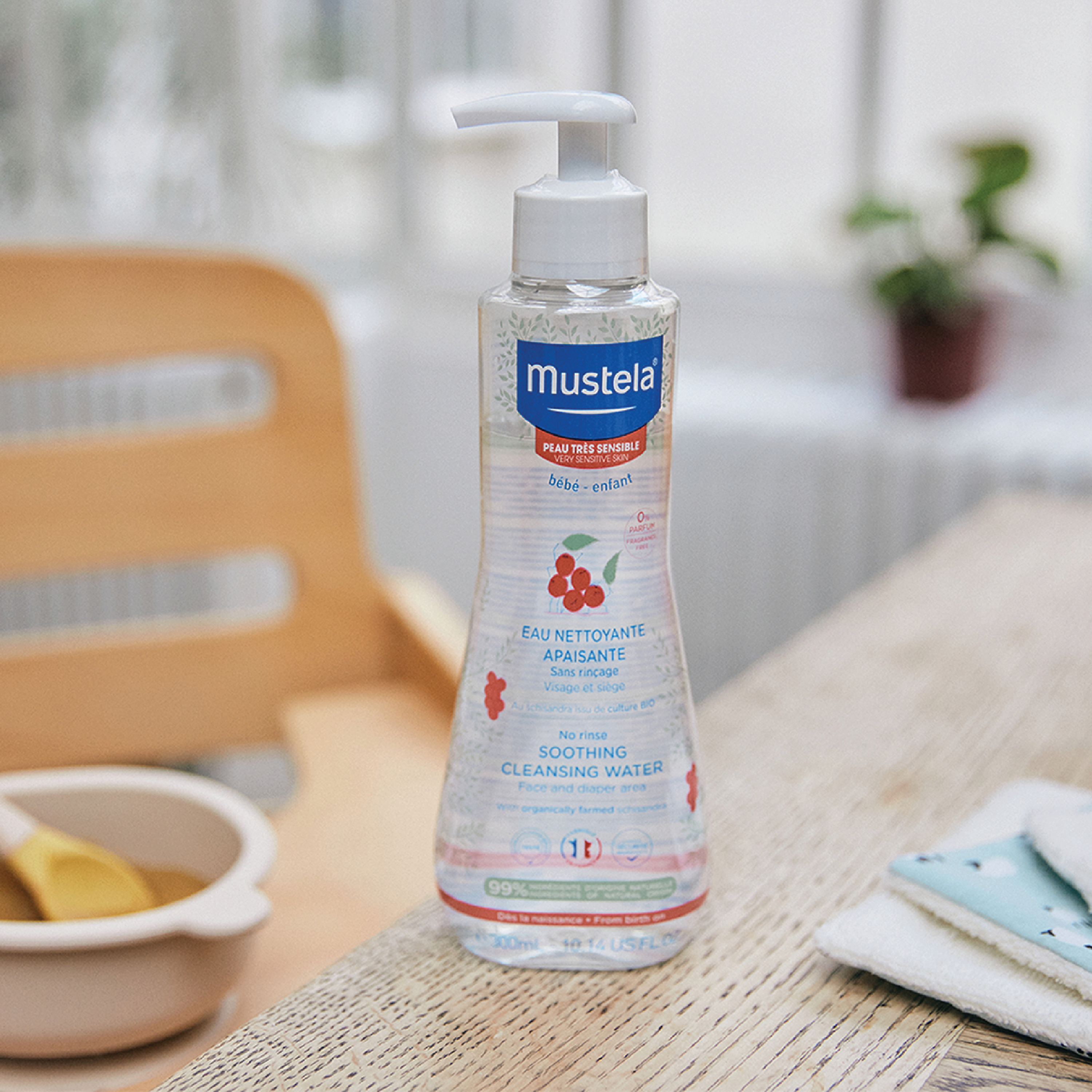 Mustela No-Rinse Soothing Cleansing Water, 300 ml