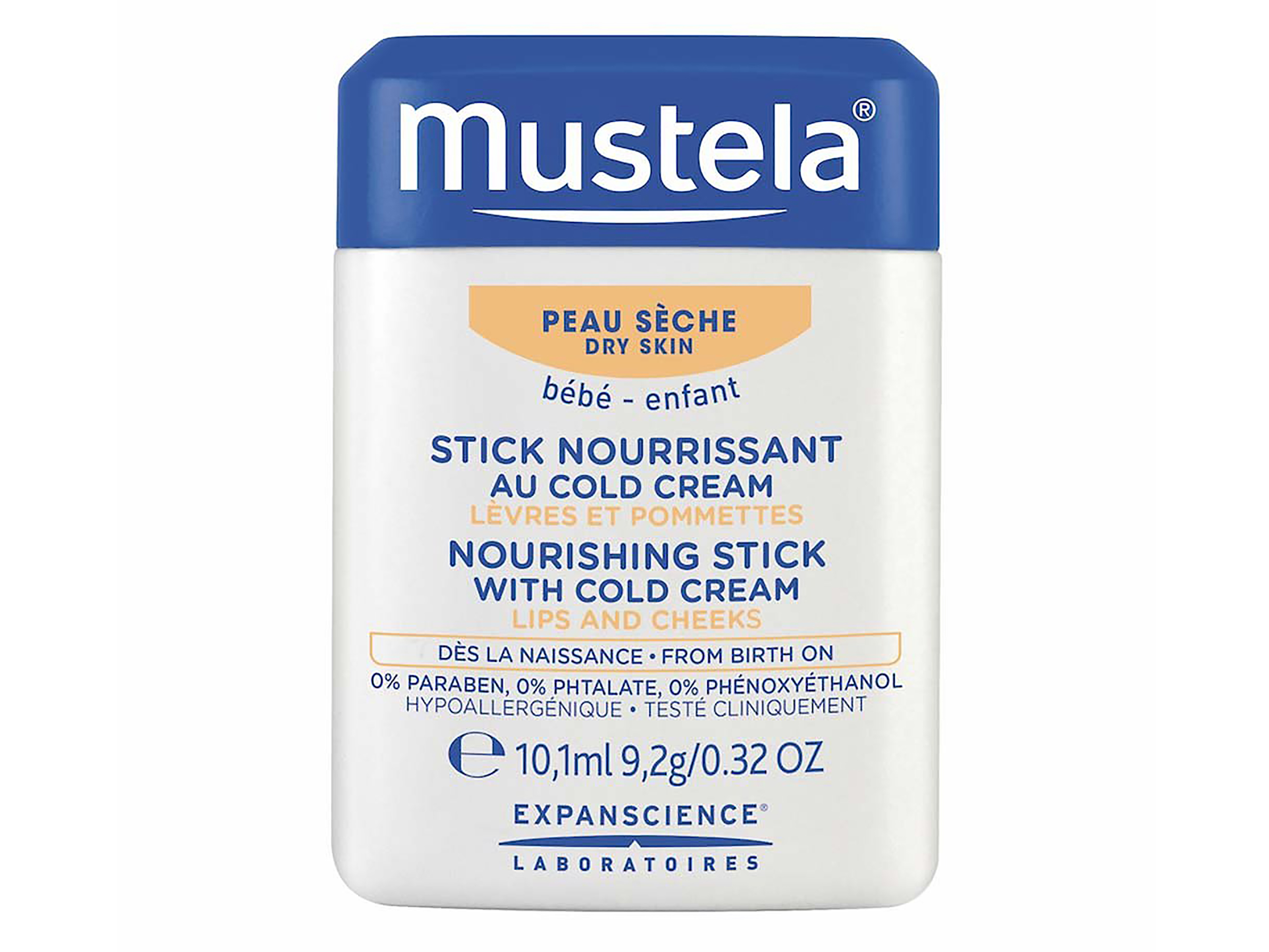 Mustela Nourishing Stick w/ Cold Cream, 10,1 ml