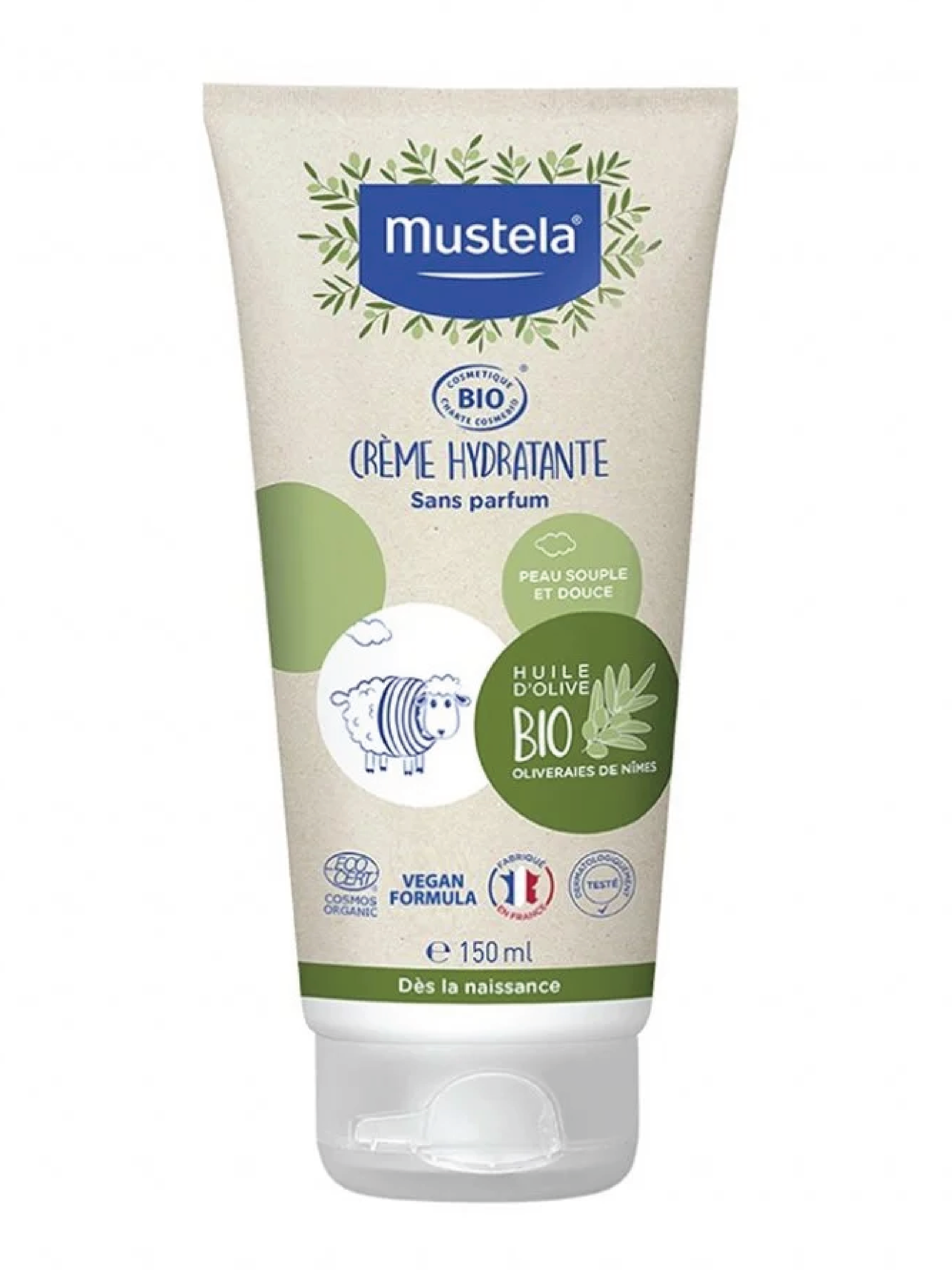 Mustela Organic Hydrating Cream, 150 ml
