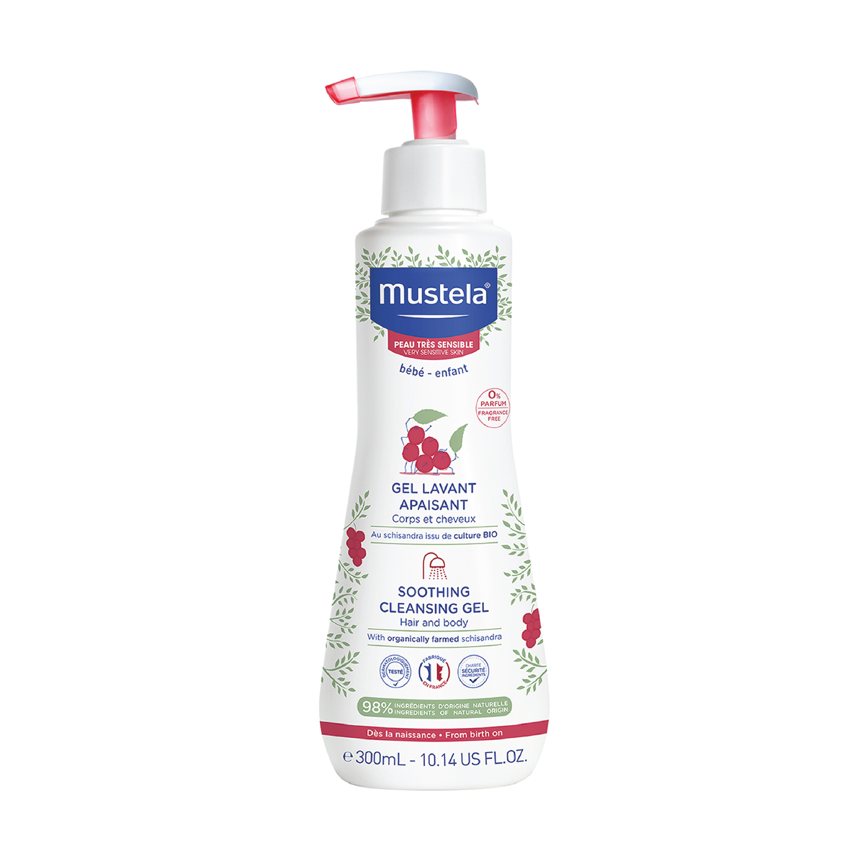 Mustela Soothing Cleansing Gel, 300 ml