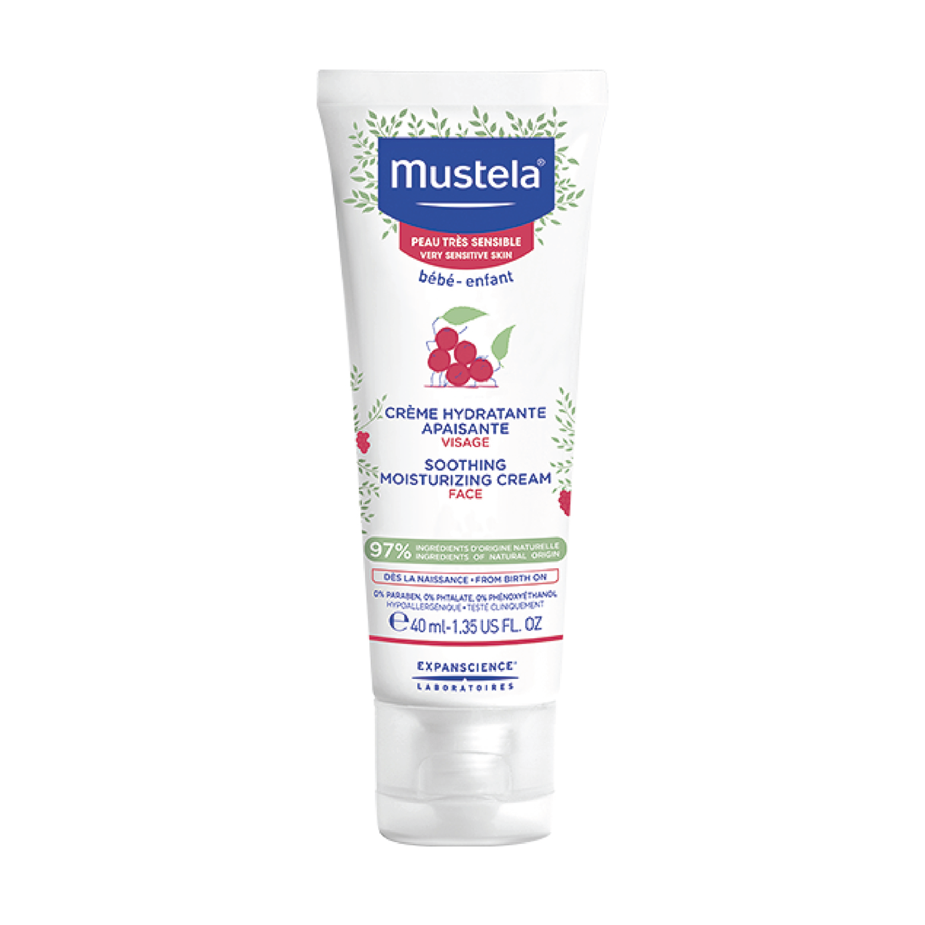 Mustela Soothing Moisturizing Cream, 40 gram