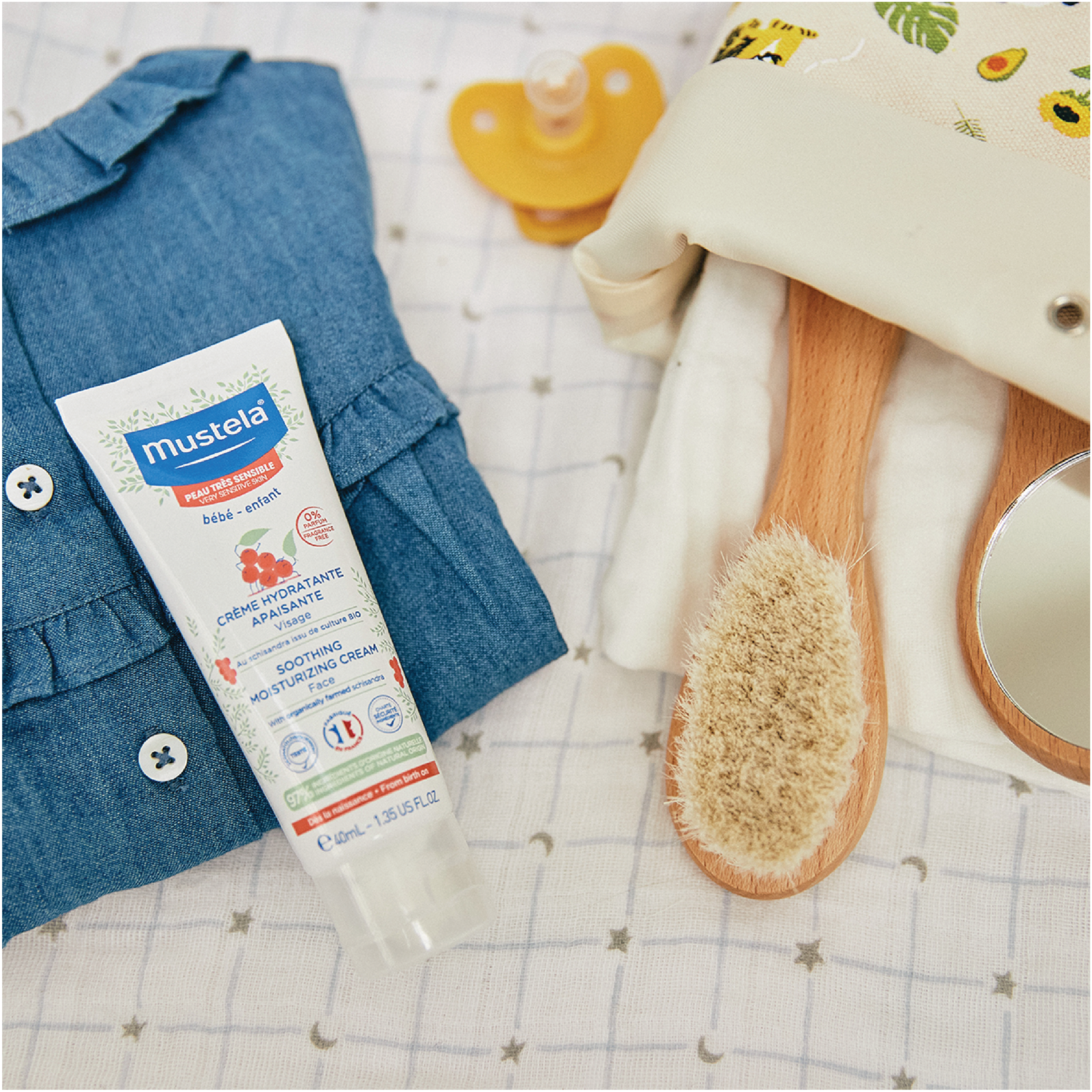 Mustela Soothing Moisturizing Cream, 40 g