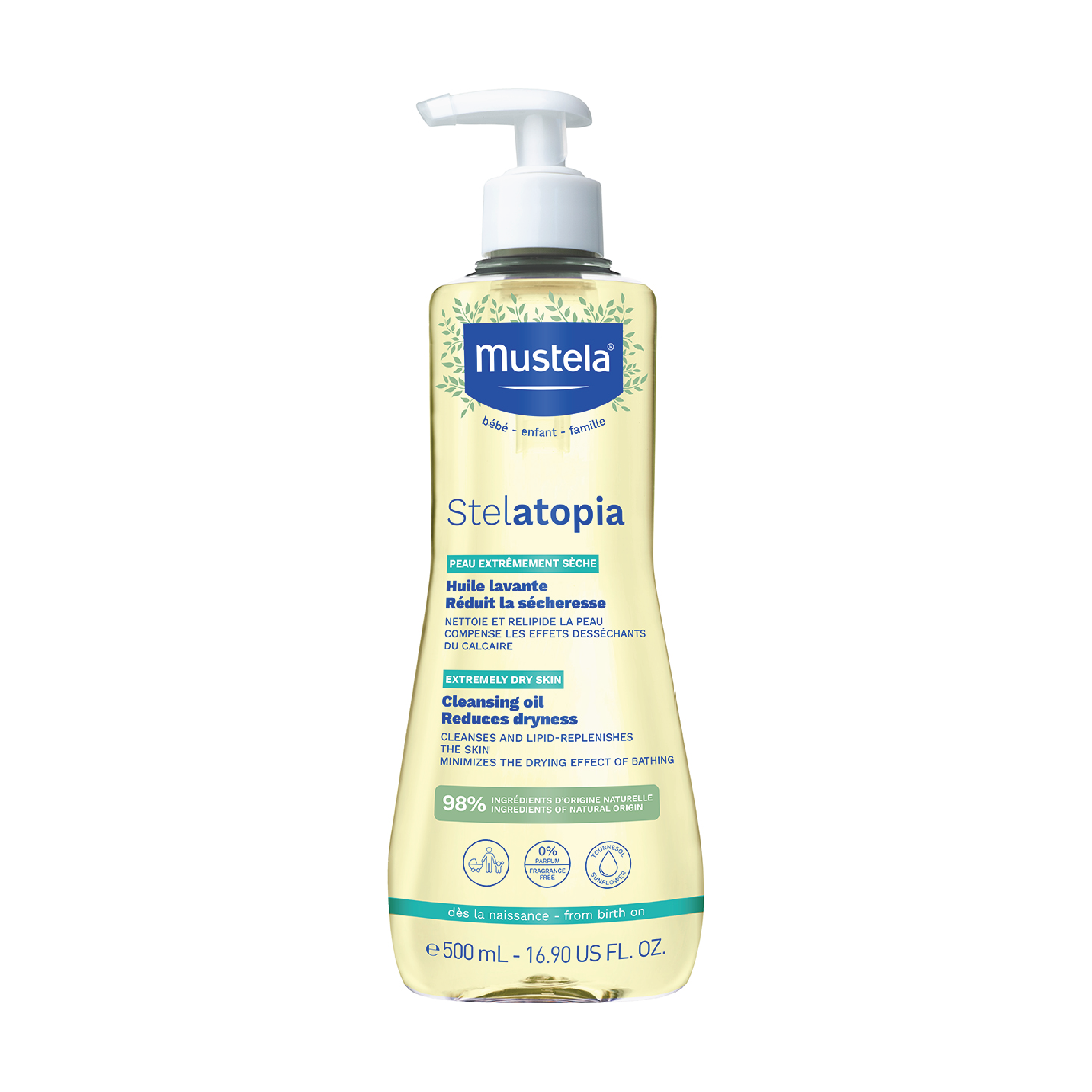 Mustela Stelatopia Cleansing Oil, 500 ml