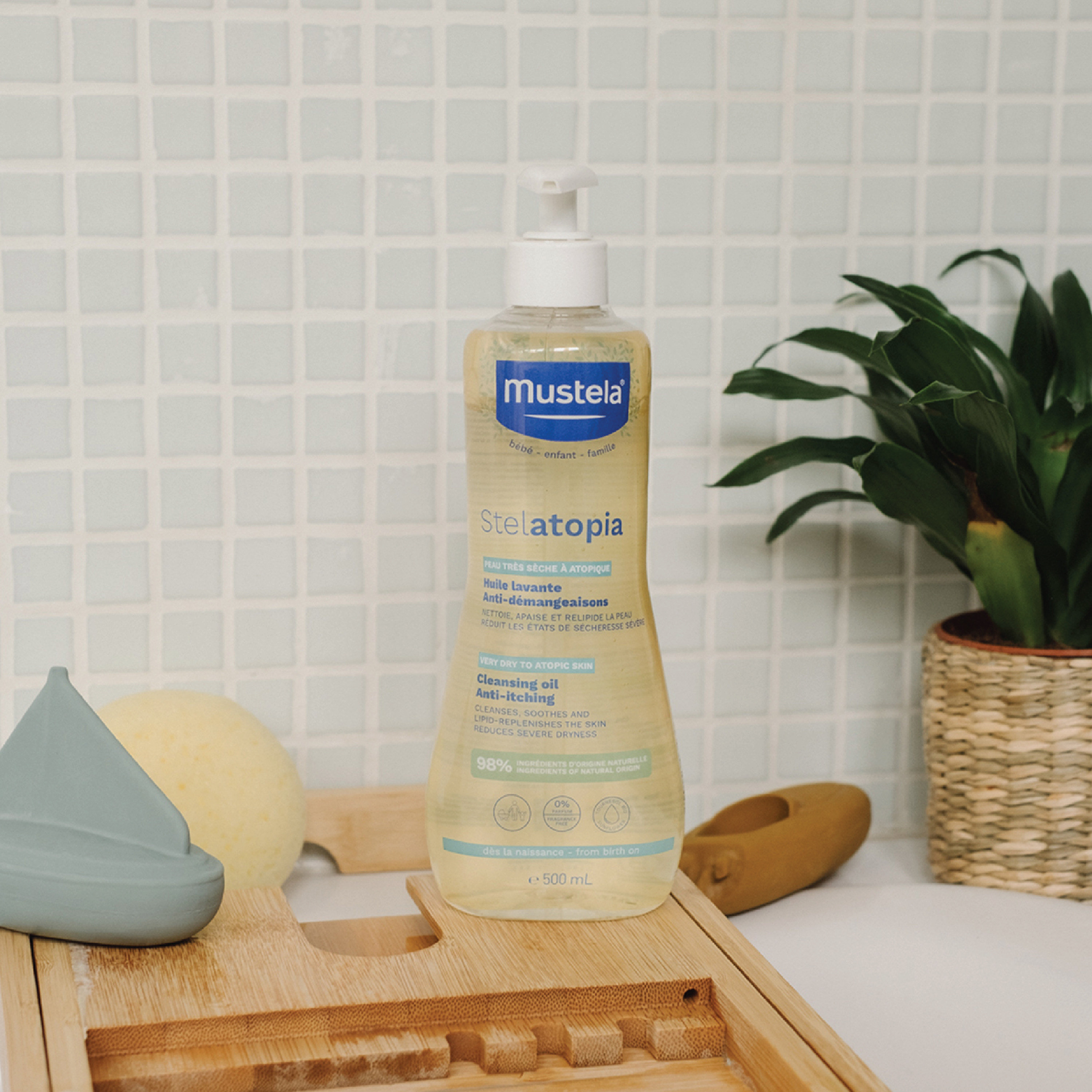 Mustela Stelatopia Cleansing Oil, 500 ml