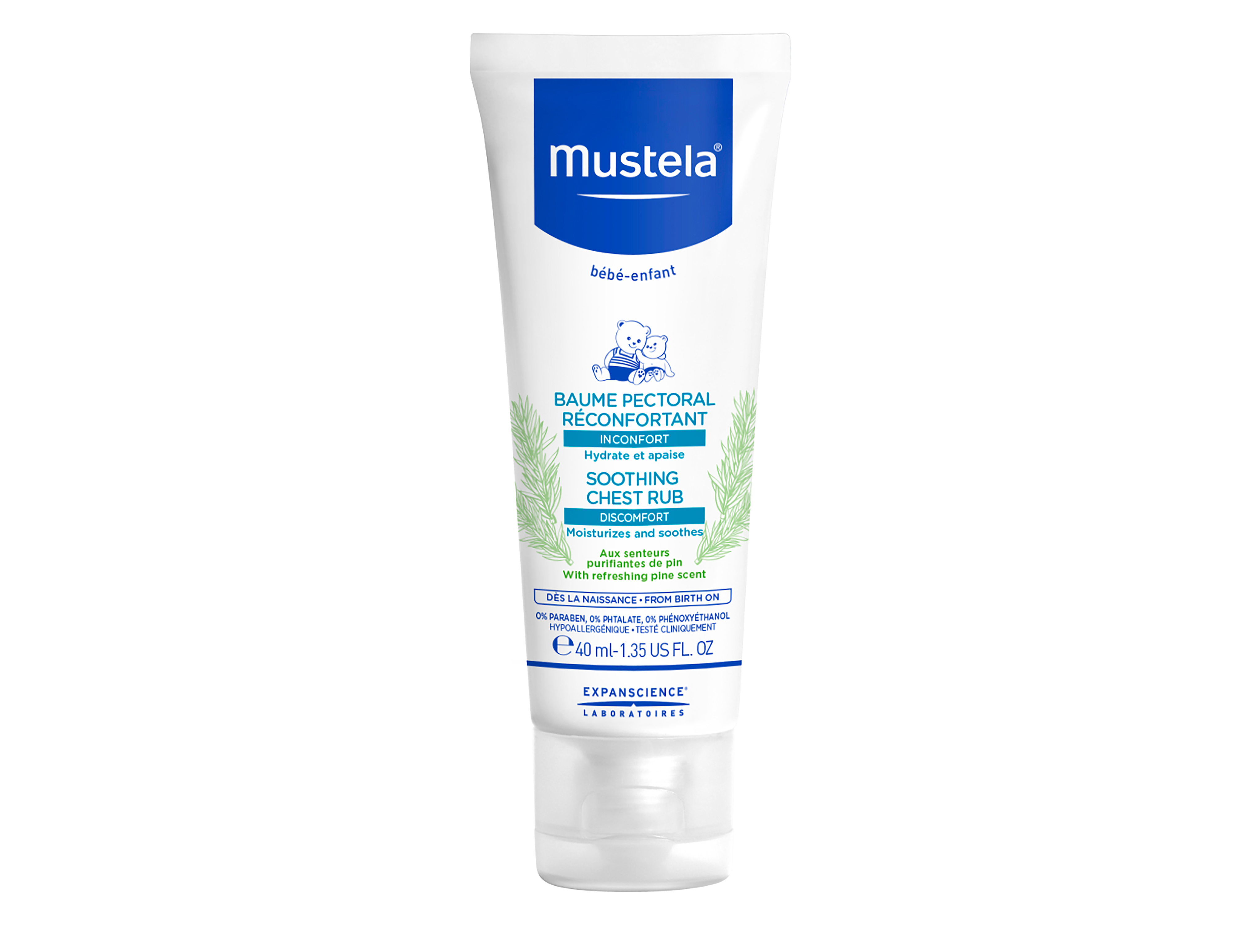 Mustela Soothing Chest Rub, 40 ml