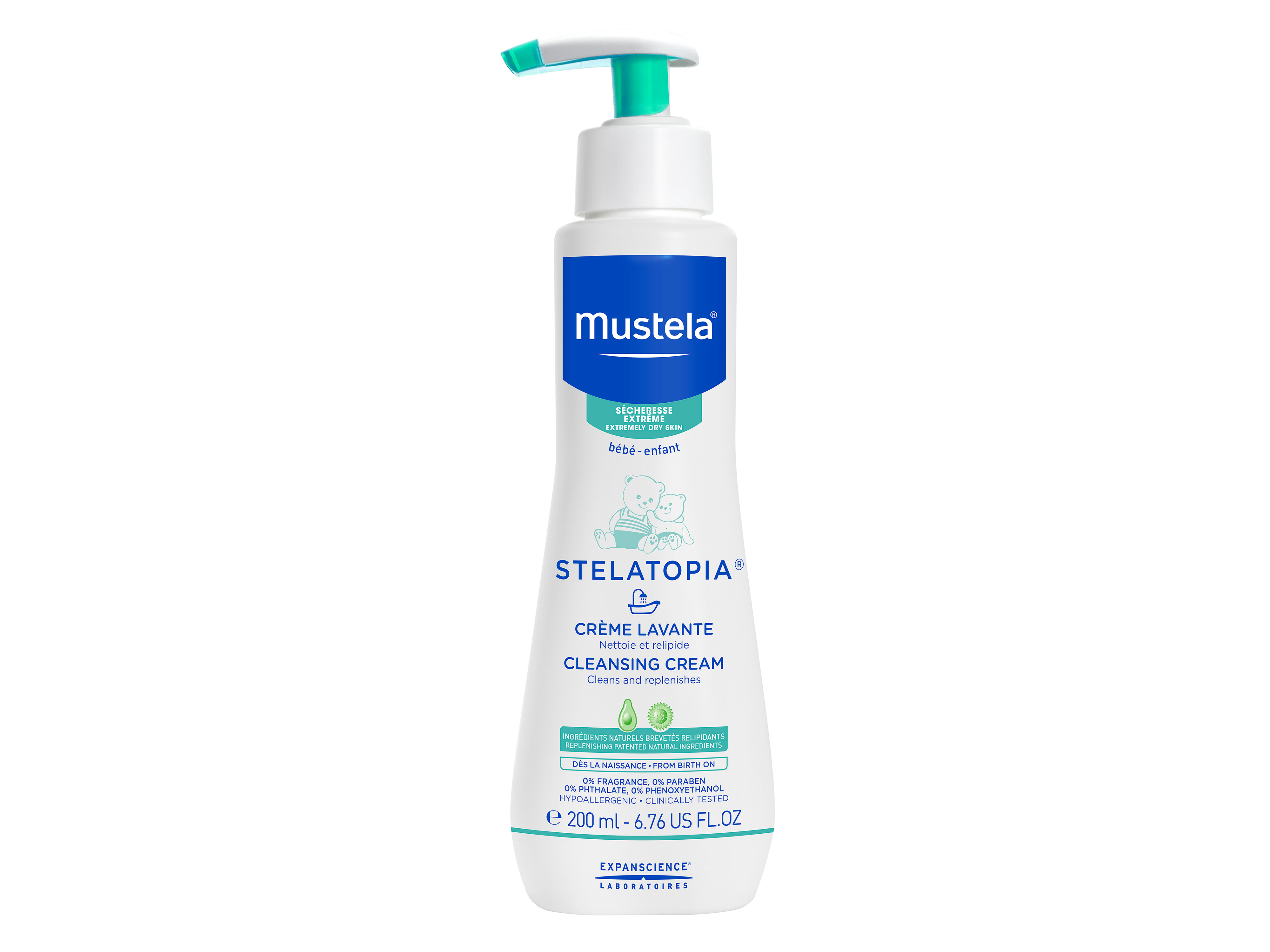 Mustela Stelatopia Cleansing Cream, 200 ml