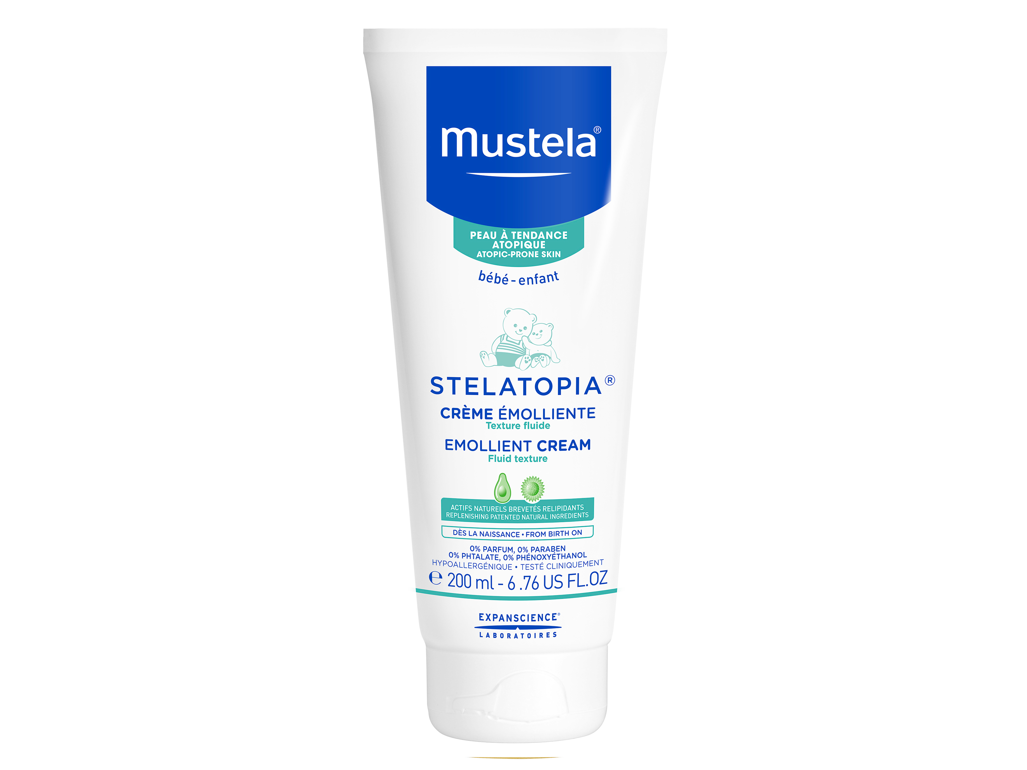 Mustela Stelatopia Emollient Cream, 200 ml