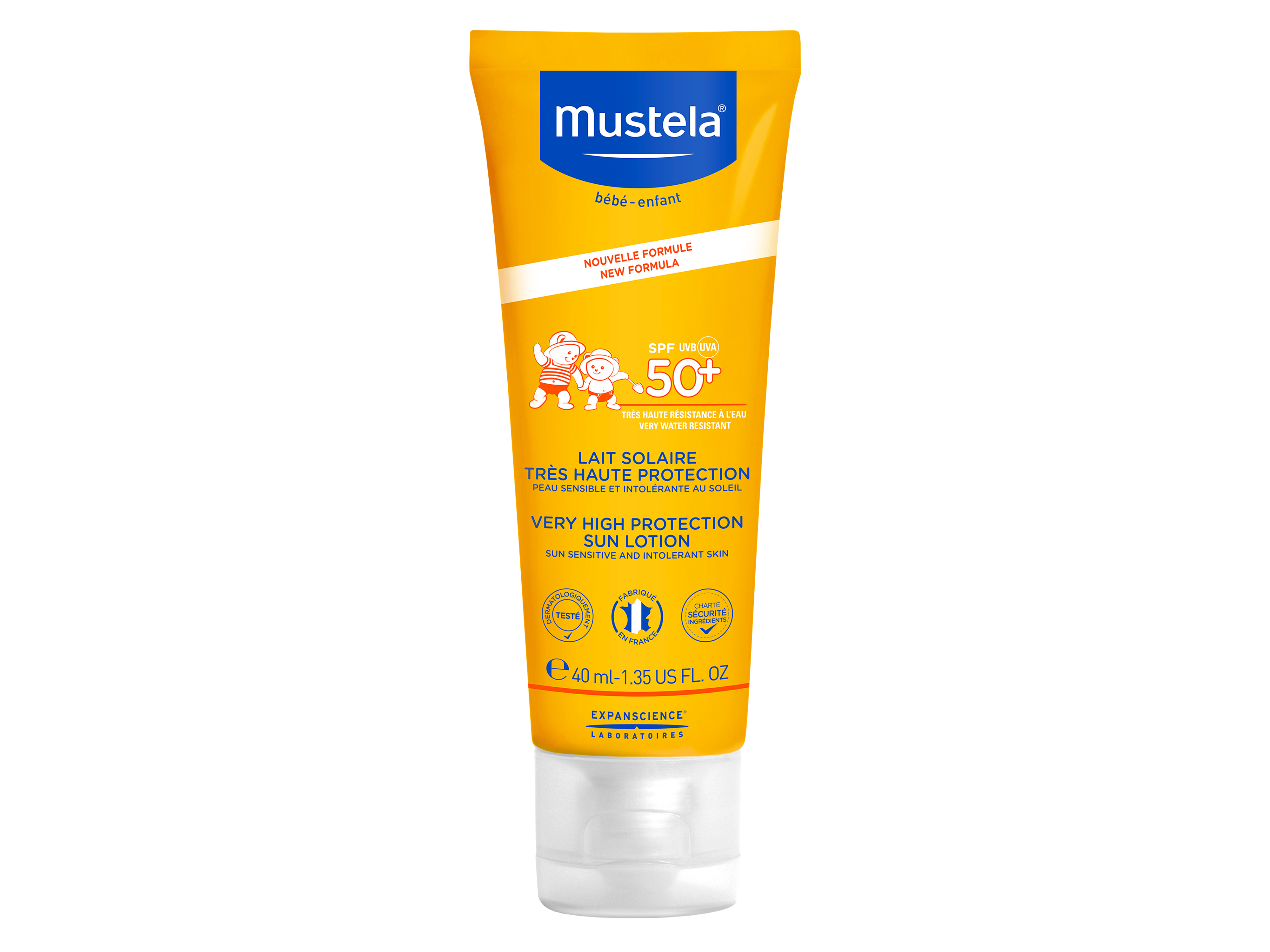 Mustela Very High Protection Face Sun Lotion, SPF 50+, 40 ml