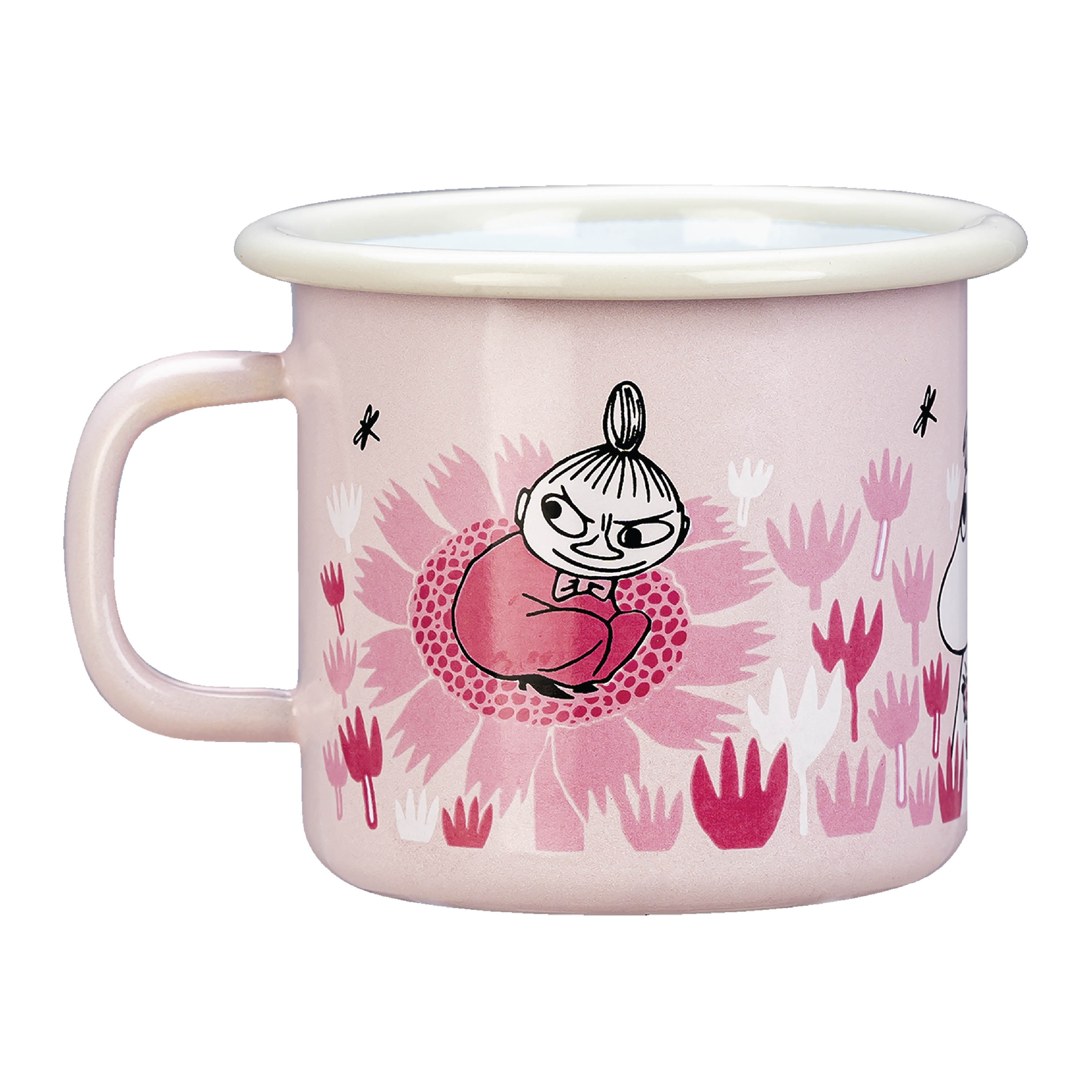Muurla Mummikopp Emalje, I hagen rosa, 2,5 dl