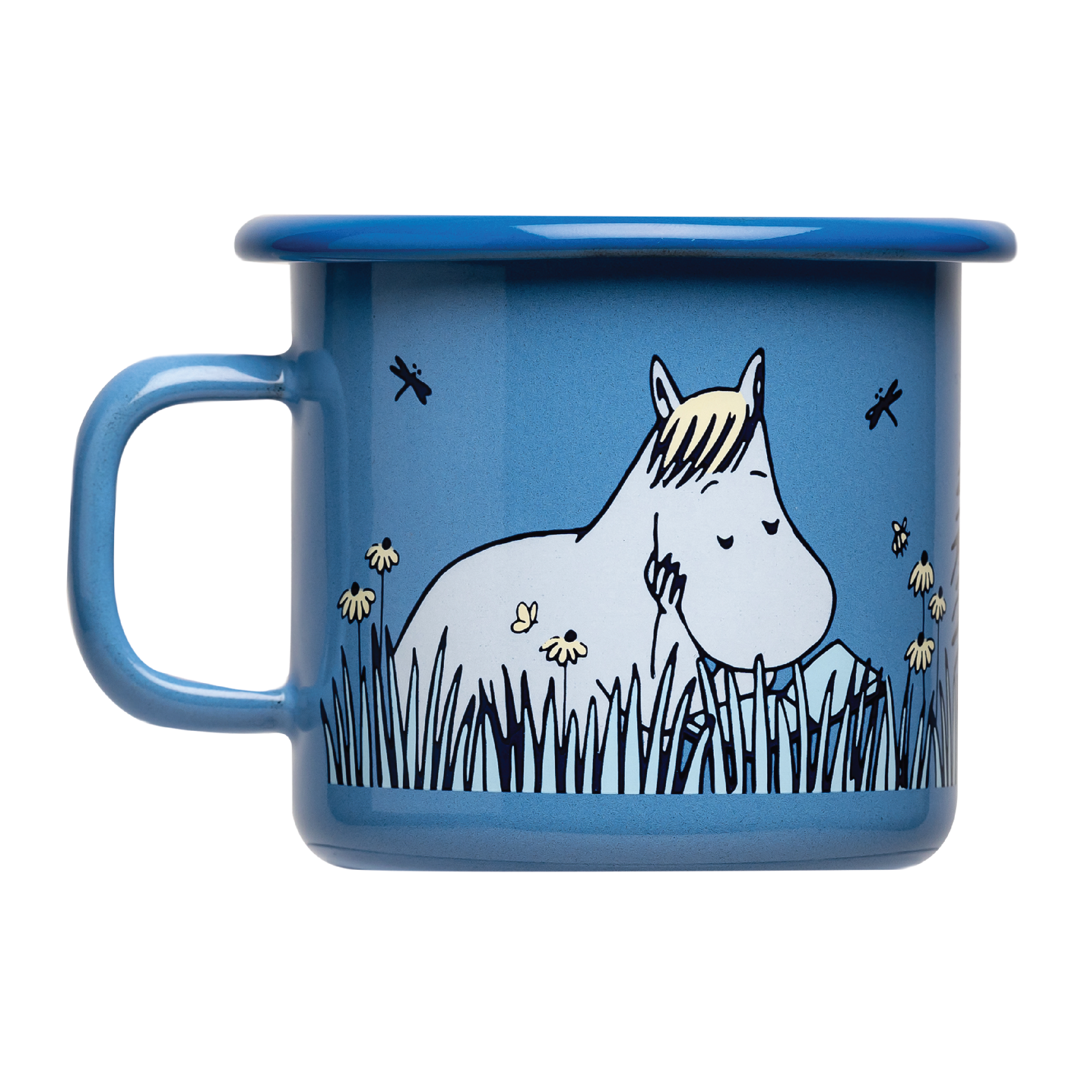 Muurla Mummikopp Emalje, Venner Blå, 2,5 dl