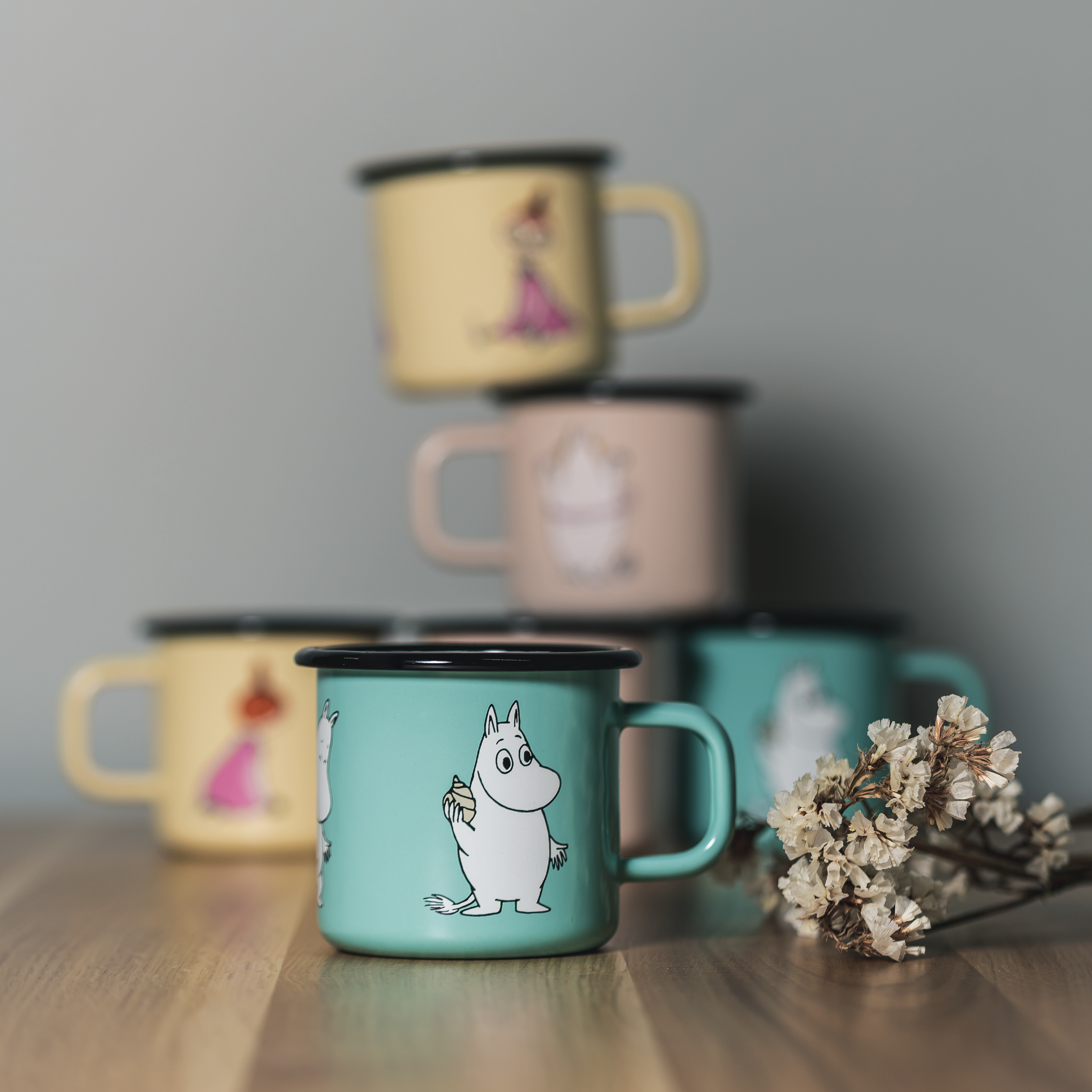 Muurla Mummikopp Emalje, Mummitrollet, 3,7 dl