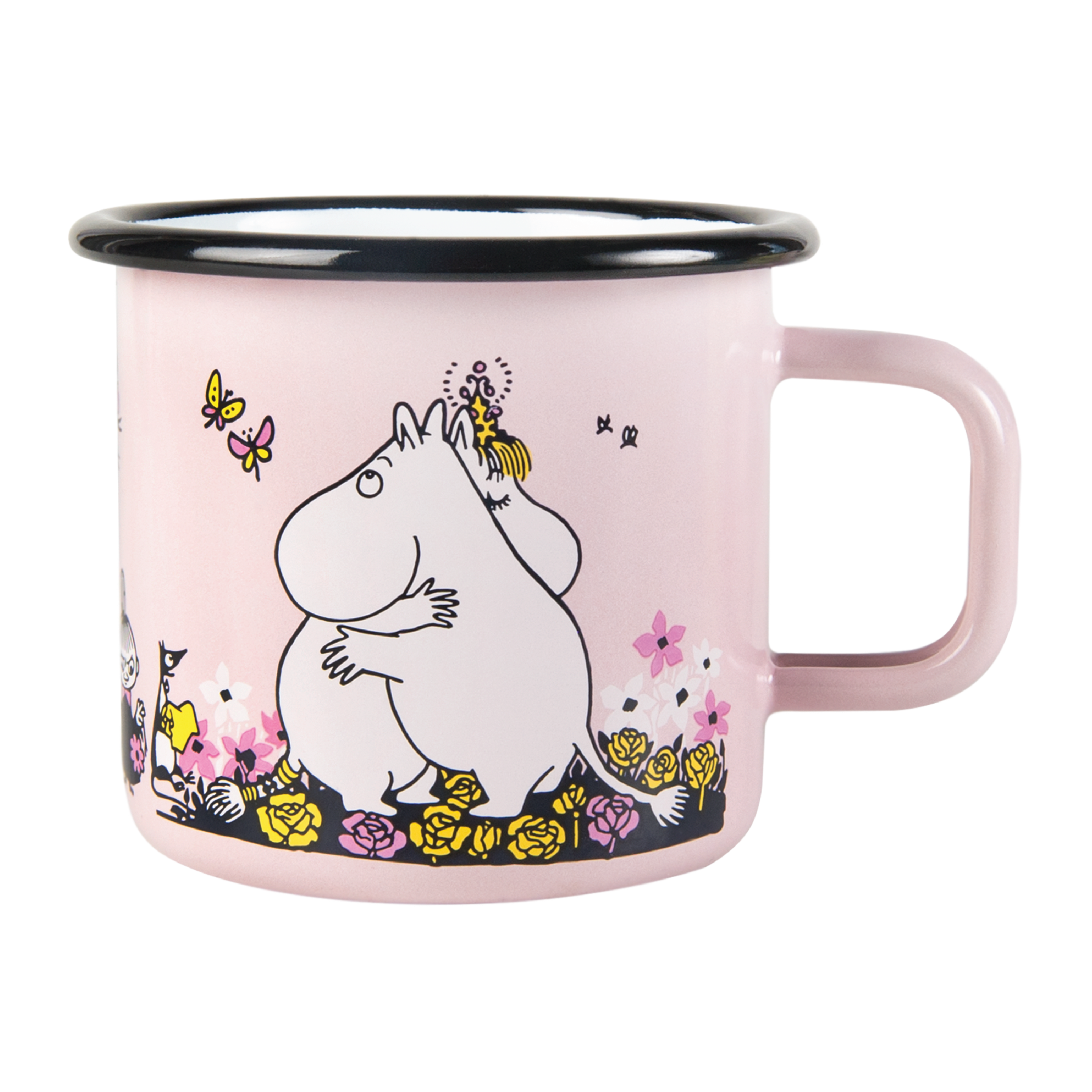 Muurla Mummikopp Emalje, Klem rosa, 3,7 dl