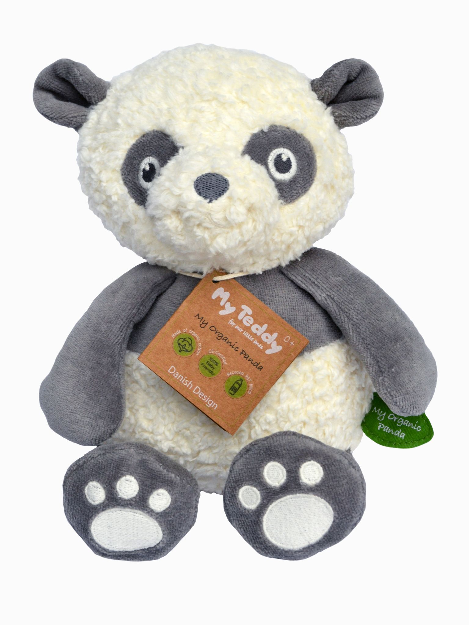 My Teddy Organic Panda Soft Toy, 1 stk.