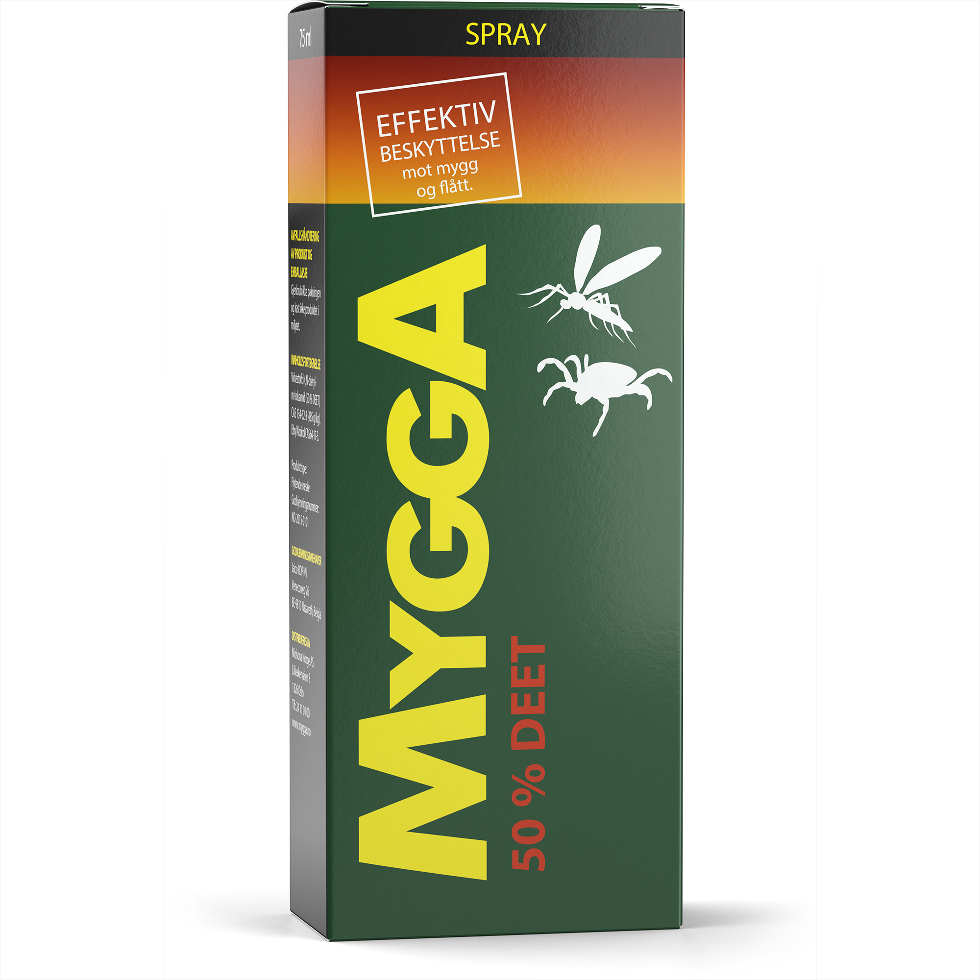 Mygga Myggspray 50%, 75 ml