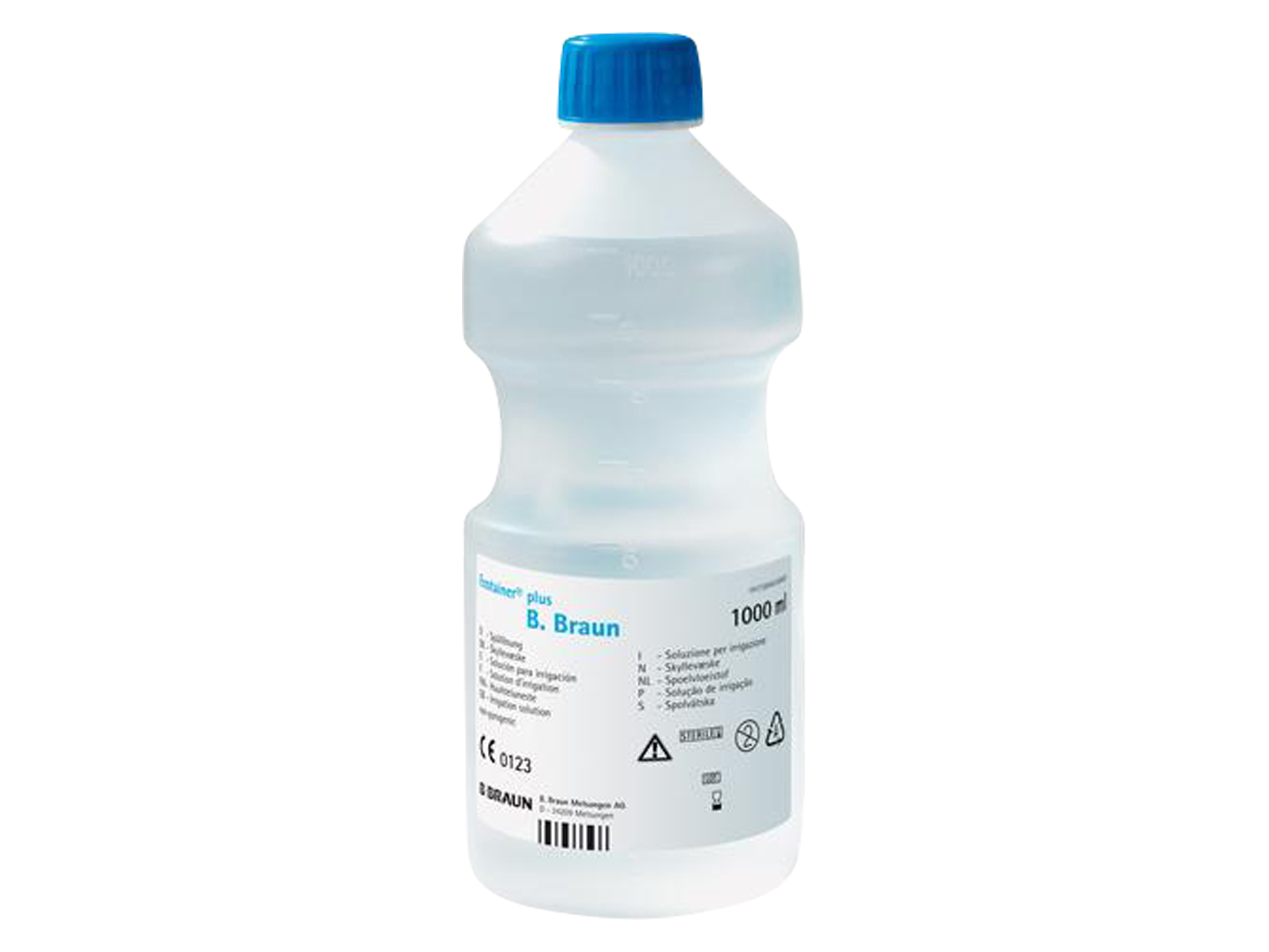 B. Braun Natriumklorid skyllevæske 0,9 % Ecotainer flaske, 1000 ml
