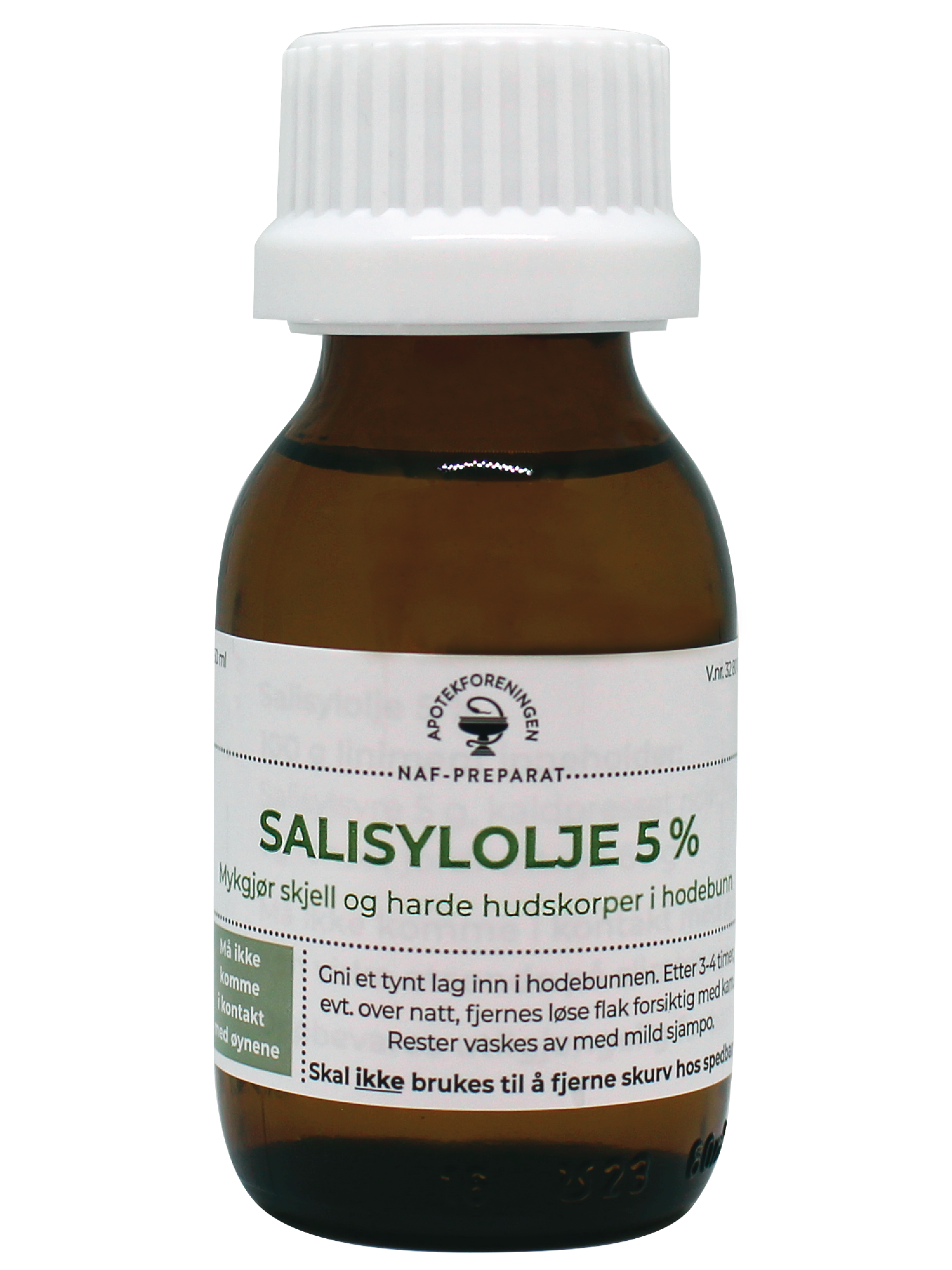 NAF SalisylsyreNAF olje liniment  5%, 60 ml