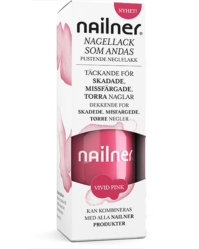 Nailner Neglelakk Vivid Pink, 8 ml