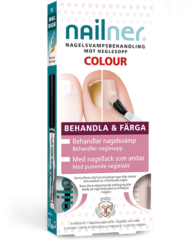 Nailner Treatment & colour, 2x5 ml