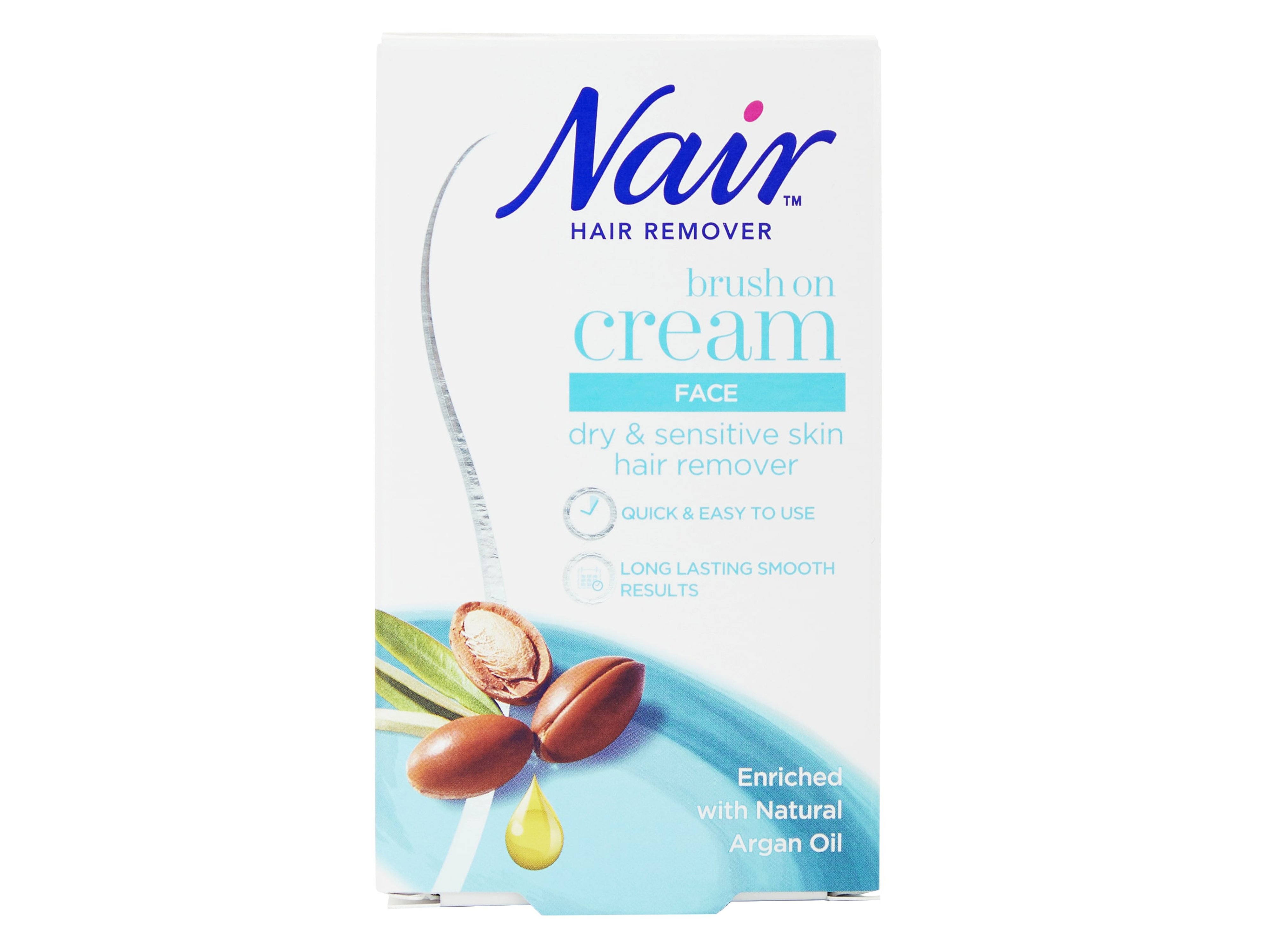 Nair Hair Removal Brush-On Cream Face, 50 ml