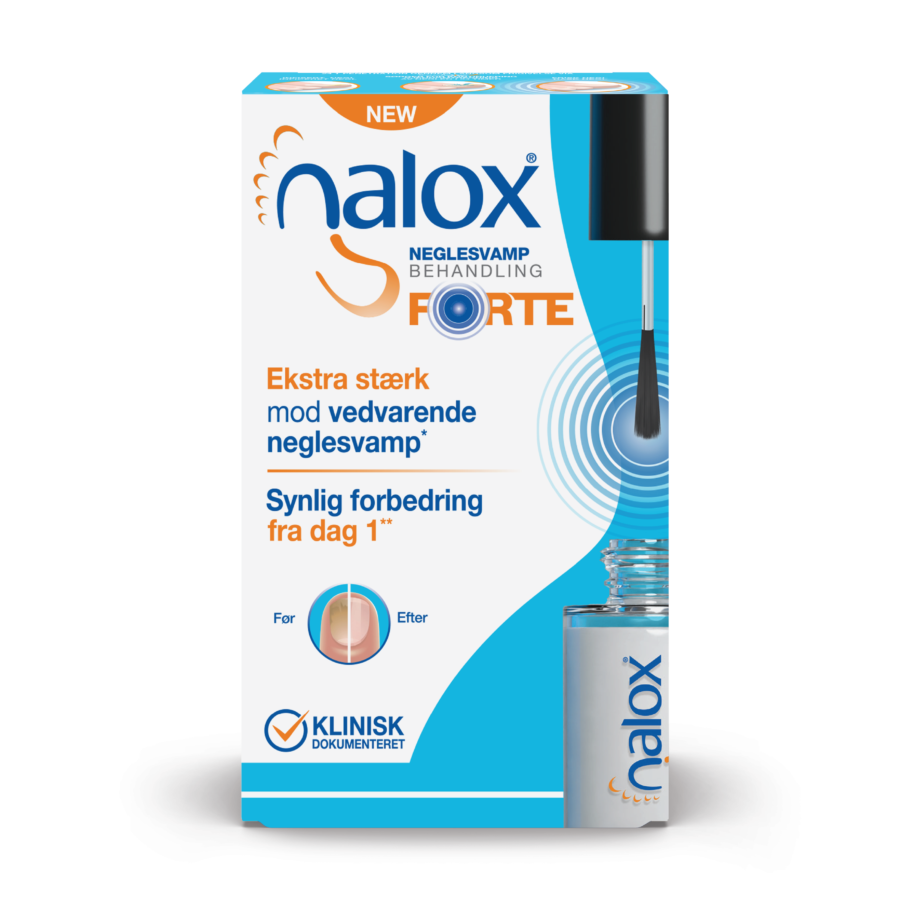 Nalox Forte mot vanskelig neglesopp, 30 ml