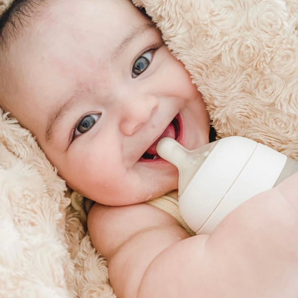 Nanobébé Flexy Silicone Bottle, Hvit, 150 ml