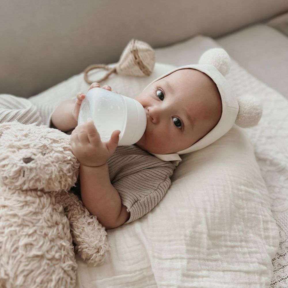 Nanobébé Flexy Silicone Bottle, Hvit, 150 ml