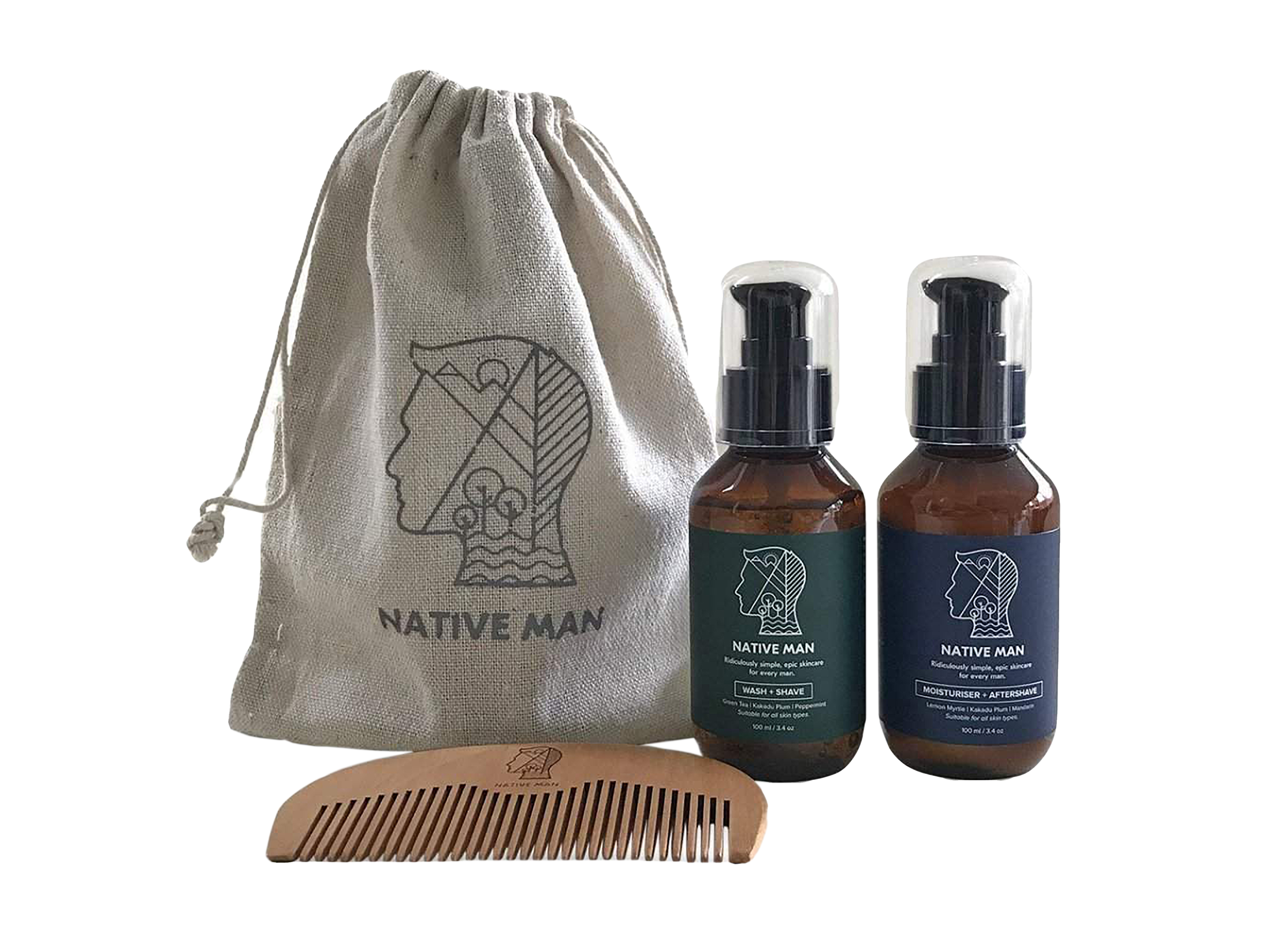 Native Man Duo Gift Pack, 2x 100 ml 