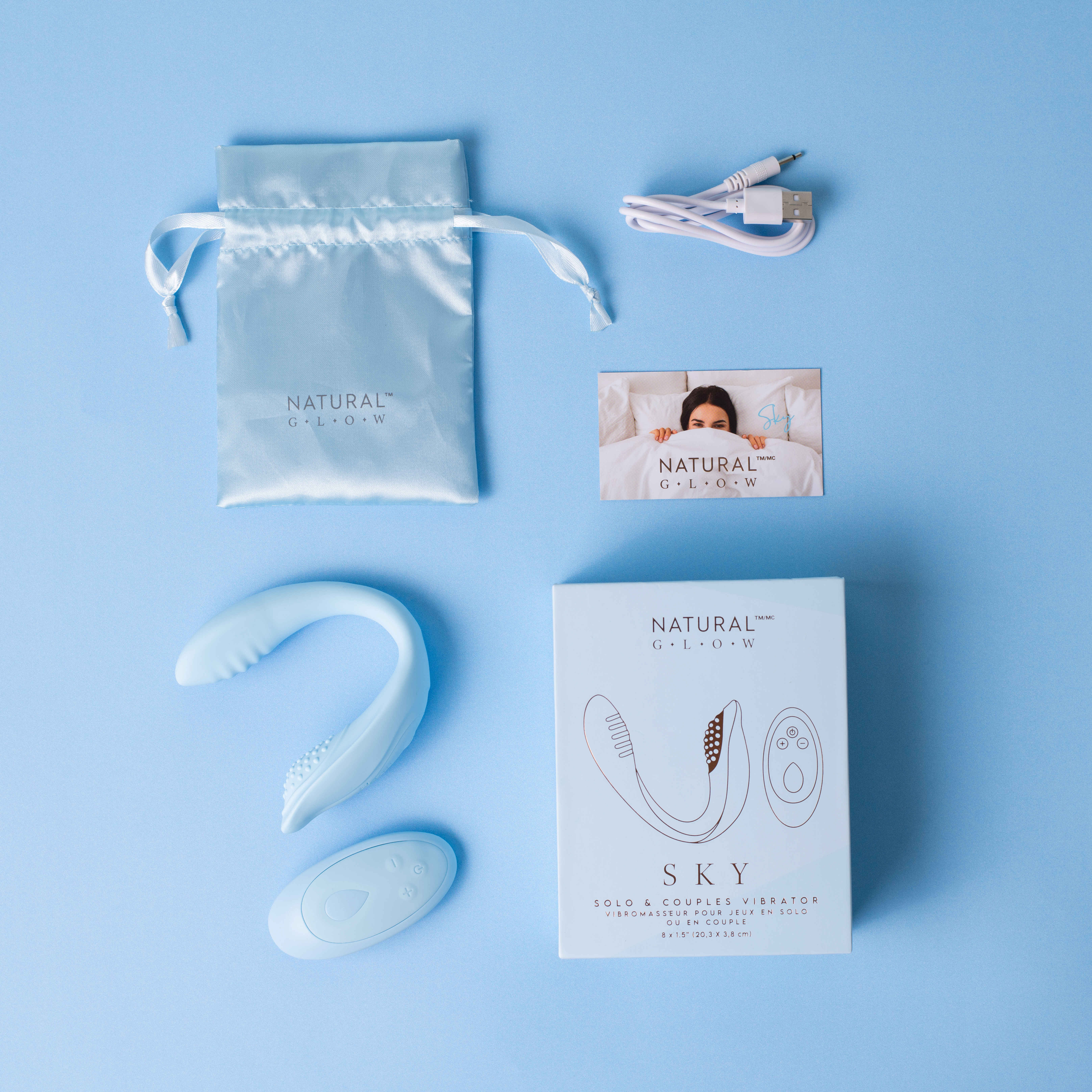 Natural Glow Sky Vibrator, 1 stk.