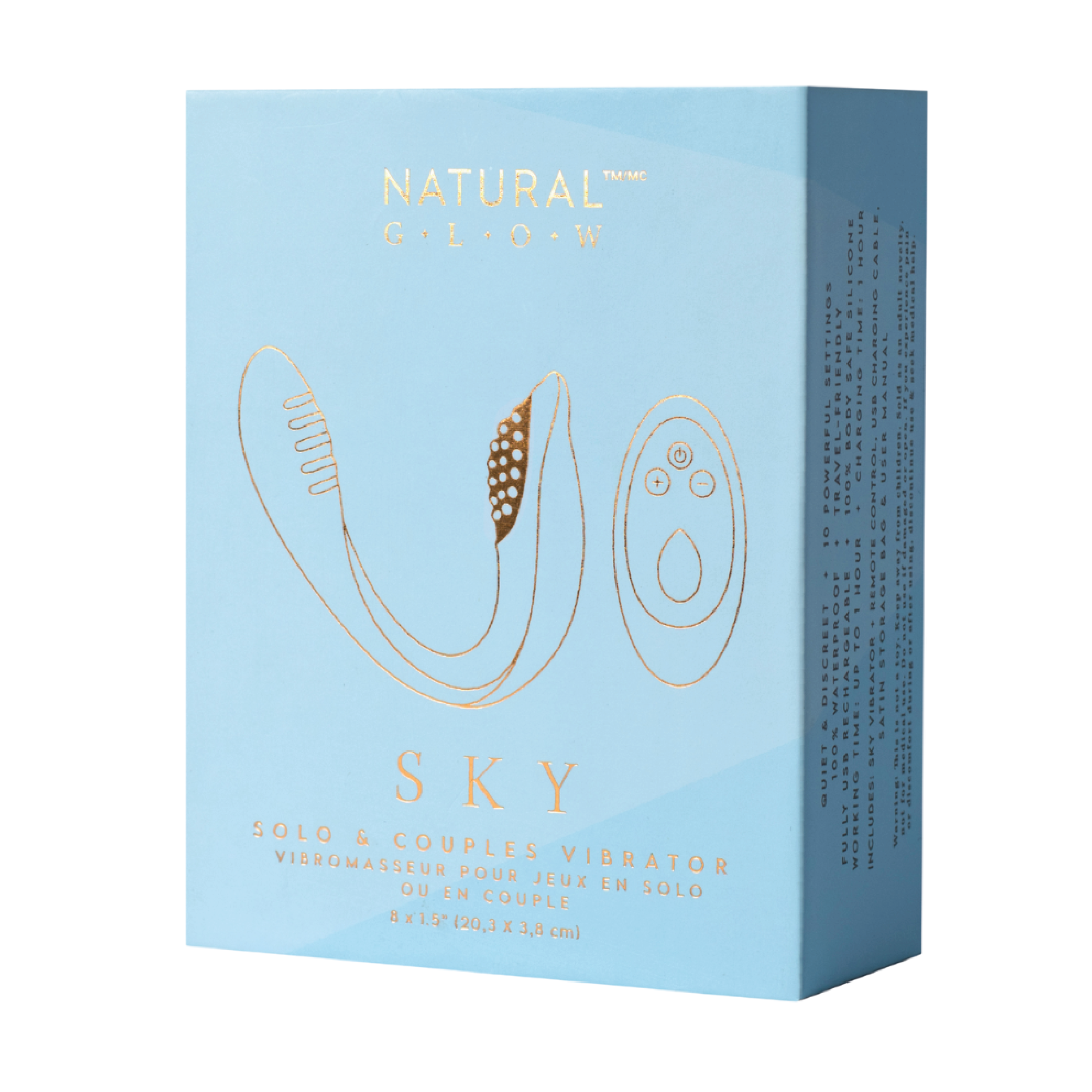 Natural Glow Sky Vibrator, 1 stk.