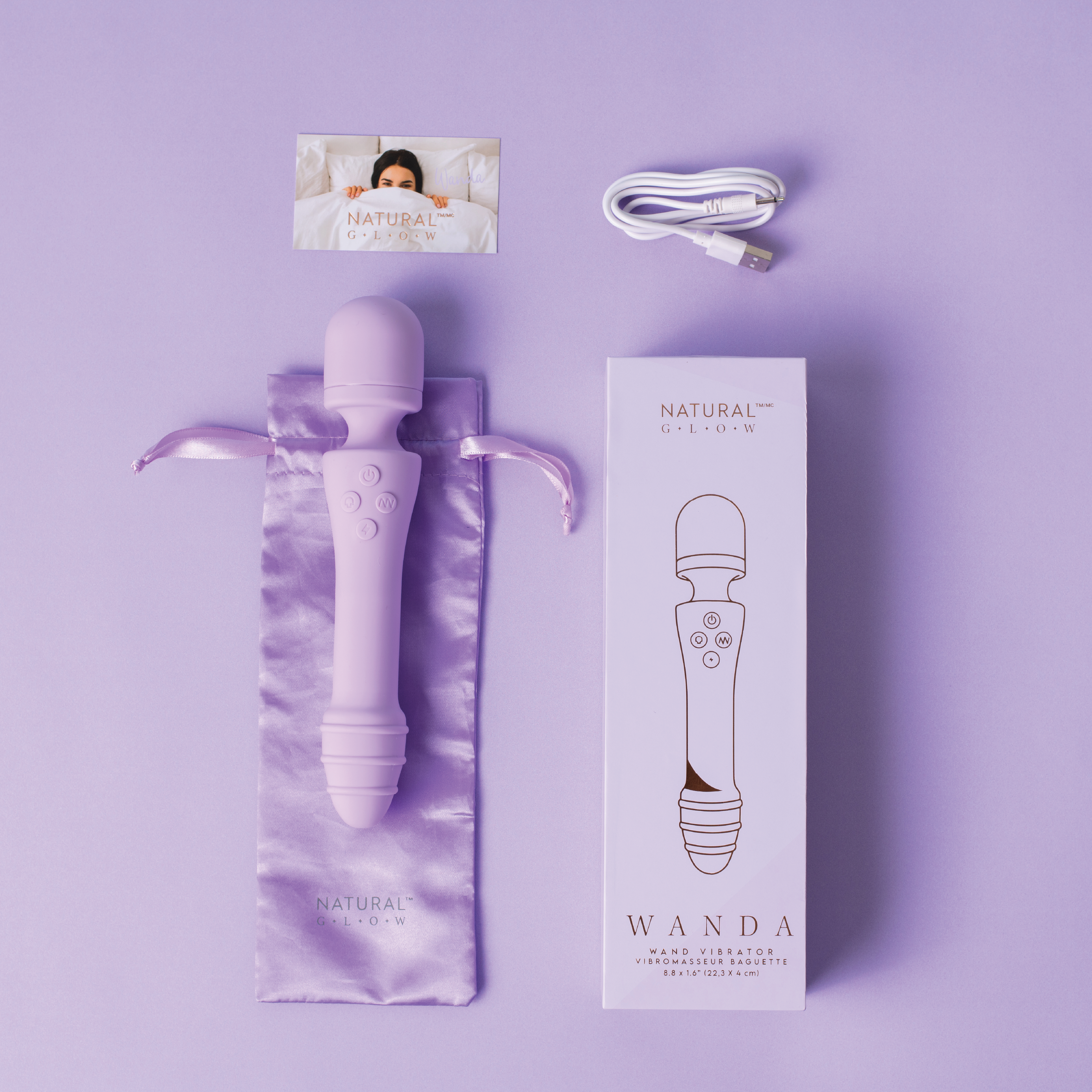 Natural Glow Wanda Vibrator, 1 stk.